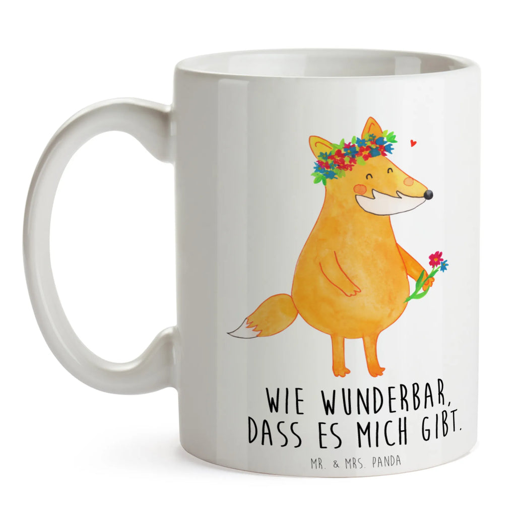 Tasse Fuchs Blumen Teetasse, Tasse mit Motiven, Geschenktasse, Tasse mit Zitaten, Porzellantasse, Tasse, Kaffeetasse, Bürotasse, Keramiktasse, Fuchs, Füchse, Liebesbeweis, Selbstliebe, mich, Fuchsmädchen, Fox, Freundinnen, Freude, Blume, Motivation, Freundin, ich, Liebe, Blumen, Blumenmädchen