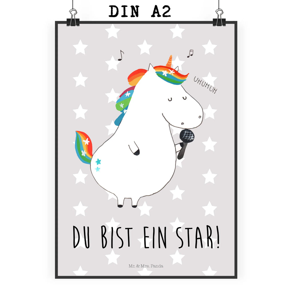 Plakat jednorożec Śpiewak Mr. & Mrs. Panda Poster, wanddeko, Kunstdruck, Plakat, Wandschmuck, Poster, Wandposter, kunst für die wand, Bild für Wand, kunstdruck poster, wanddruck, Bild, Wanddeko Bild, grafikposter, Wanddekoration, Deko Bild, Designposter, Wandbild, Posterdruck, drucke, kunstposter, wandkunst, Einhorn Deko, Einhörner, Einhorn, Unicorn, Party, Geburtstag, Konfetti, Disco, Feier, Sängerin, Fest, Sänger, Glitzer, Freundin