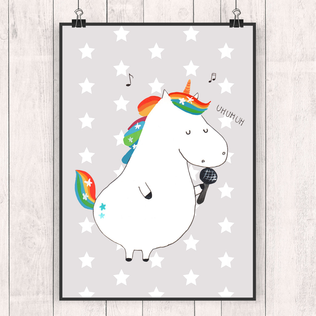Plakat jednorożec Śpiewak Mr. & Mrs. Panda Poster, wanddeko, Kunstdruck, Plakat, Wandschmuck, Poster, Wandposter, kunst für die wand, Bild für Wand, kunstdruck poster, wanddruck, Bild, Wanddeko Bild, grafikposter, Wanddekoration, Deko Bild, Designposter, Wandbild, Posterdruck, drucke, kunstposter, wandkunst, Einhorn Deko, Einhörner, Einhorn, Unicorn, Party, Geburtstag, Konfetti, Disco, Feier, Sängerin, Fest, Sänger, Glitzer, Freundin
