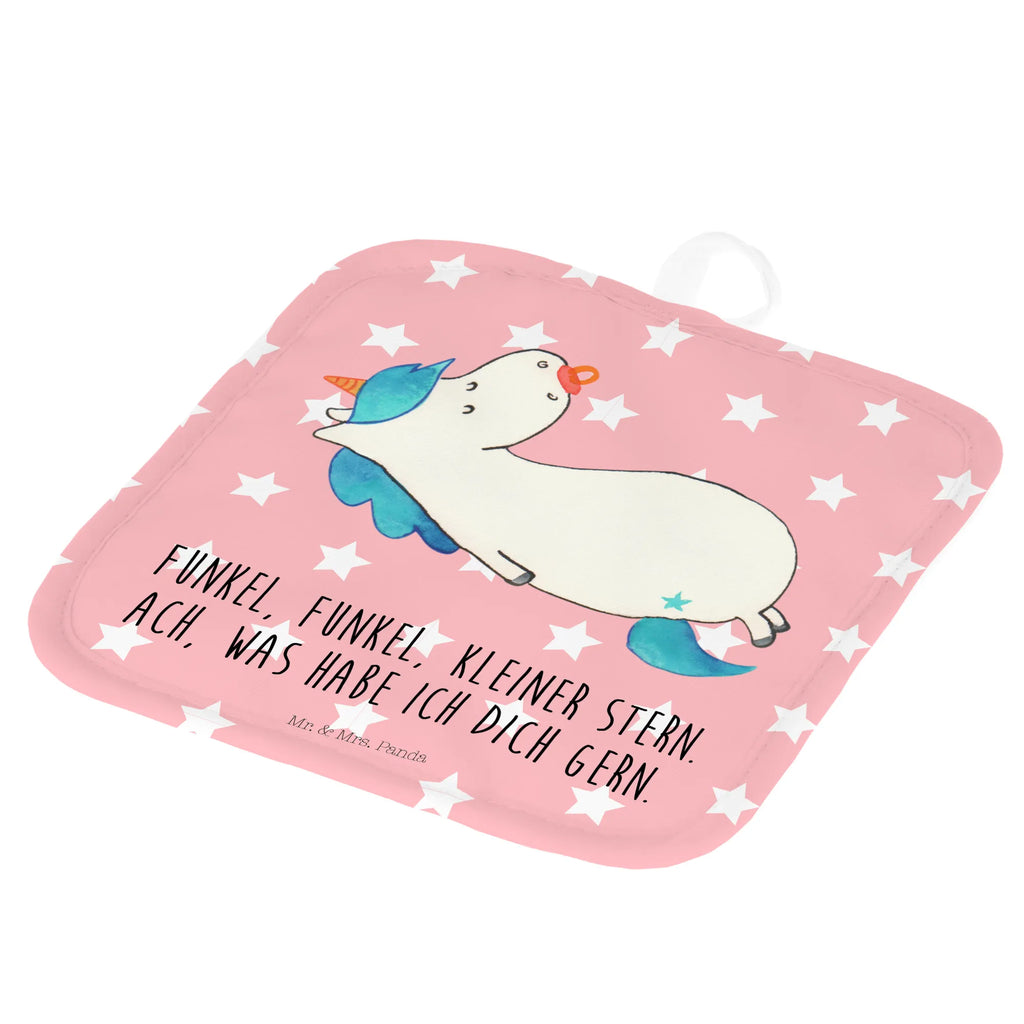 2-elementowy zestaw podkładek pod garnki Jednorożec smoczek Jednorożec, jednorożce, dekoracje jednorożca, jednorożec