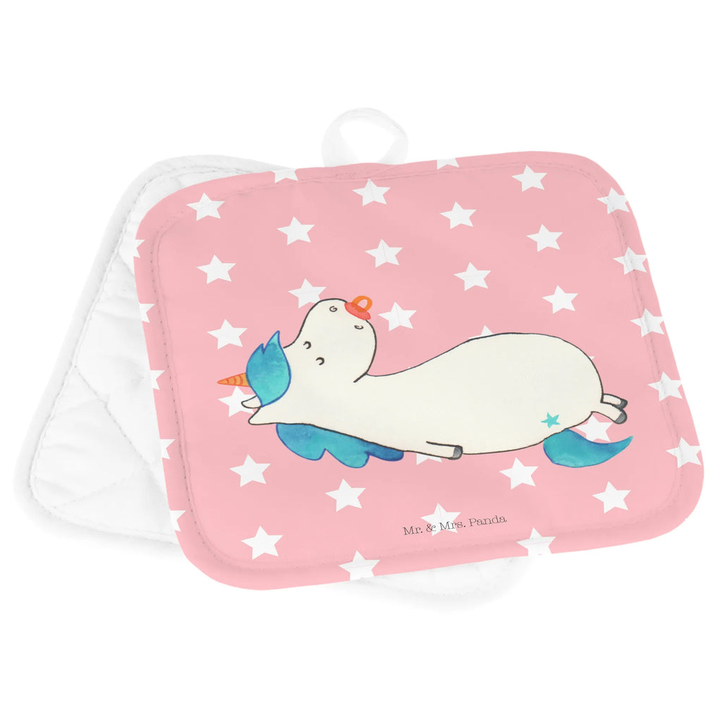 2-elementowy zestaw podkładek pod garnki Jednorożec smoczek Jednorożec, jednorożce, dekoracje jednorożca, jednorożec