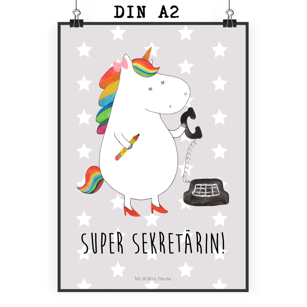 Plakat Jednorożec sekretarka wanddeko, typografie poster, Plakat, wanddruck, grafikposter, Wandschmuck, kunstdruck poster, Wanddeko Bild, Posterdruck, Deko Bild, Panda Poster, kunstposter, Designposter, Design Poster, Bild, Kunstdruck, Wandposter, Wandbild, Wanddekoration, Deko Poster, Poster, wandkunst, Mr. & Mrs. Panda Poster, drucke, Unicorn, Einhorn, Einhörner, Einhorn Deko, Steuerbüro, Bürohilfe, Steuerkanzlei, Bürokraft, Rechtsanwältin, Büro, Rechtsanwaltsgehilfin, Sekretärin