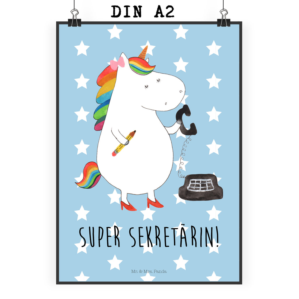 Plakat Jednorożec sekretarka wanddeko, typografie poster, Plakat, wanddruck, grafikposter, Wandschmuck, kunstdruck poster, Wanddeko Bild, Posterdruck, Deko Bild, Panda Poster, kunstposter, Designposter, Design Poster, Bild, Kunstdruck, Wandposter, Wandbild, Wanddekoration, Deko Poster, Poster, wandkunst, Mr. & Mrs. Panda Poster, drucke, Unicorn, Einhorn, Einhörner, Einhorn Deko, Steuerbüro, Bürohilfe, Steuerkanzlei, Bürokraft, Rechtsanwältin, Büro, Rechtsanwaltsgehilfin, Sekretärin