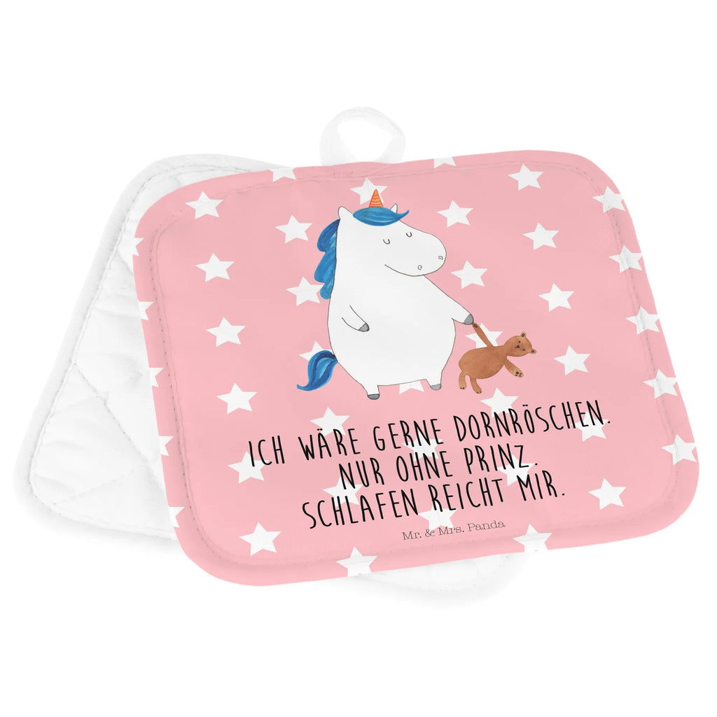 2er Set Topflappen  Einhorn Teddy Topfhandschuhe, 2er Set Topflappen, Topflappen 2er Set, topfhalter, Topfuntersetzer, Topflappen, Topflappen Set, Topflappenset, Einhörner, Einhorn Deko, Unicorn, Einhorn, Gute Nacht, Singleleben, schlafen, Freundin, Bett, Single, Träumen
