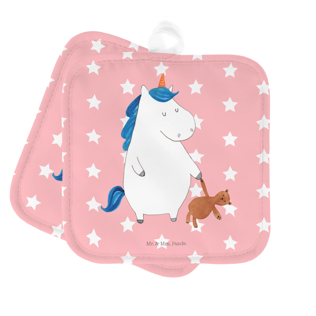 2er Set Topflappen  Einhorn Teddy Topfhandschuhe, 2er Set Topflappen, Topflappen 2er Set, topfhalter, Topfuntersetzer, Topflappen, Topflappen Set, Topflappenset, Einhörner, Einhorn Deko, Unicorn, Einhorn, Gute Nacht, Singleleben, schlafen, Freundin, Bett, Single, Träumen
