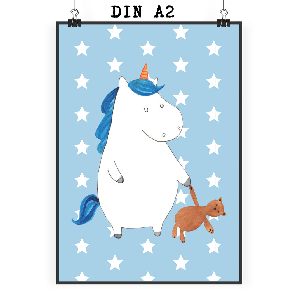 Poster unicorn teddy wanddeko, Plakat, Poster, Designposter, Mr. & Mrs. Panda Poster, wanddruck, Wandbild, Deko Bild, drucke, Wanddekoration, Wandposter, Posterdruck, wandkunst, Bild, Kunstdruck, kunst für die wand, kunstdruck poster, Bild für Wand, grafikposter, Wandschmuck, Wanddeko Bild, kunstposter, Einhorn Deko, Einhörner, Einhorn, Unicorn, Single, Bett, schlafen, Freundin, Singleleben, Träumen, Gute Nacht