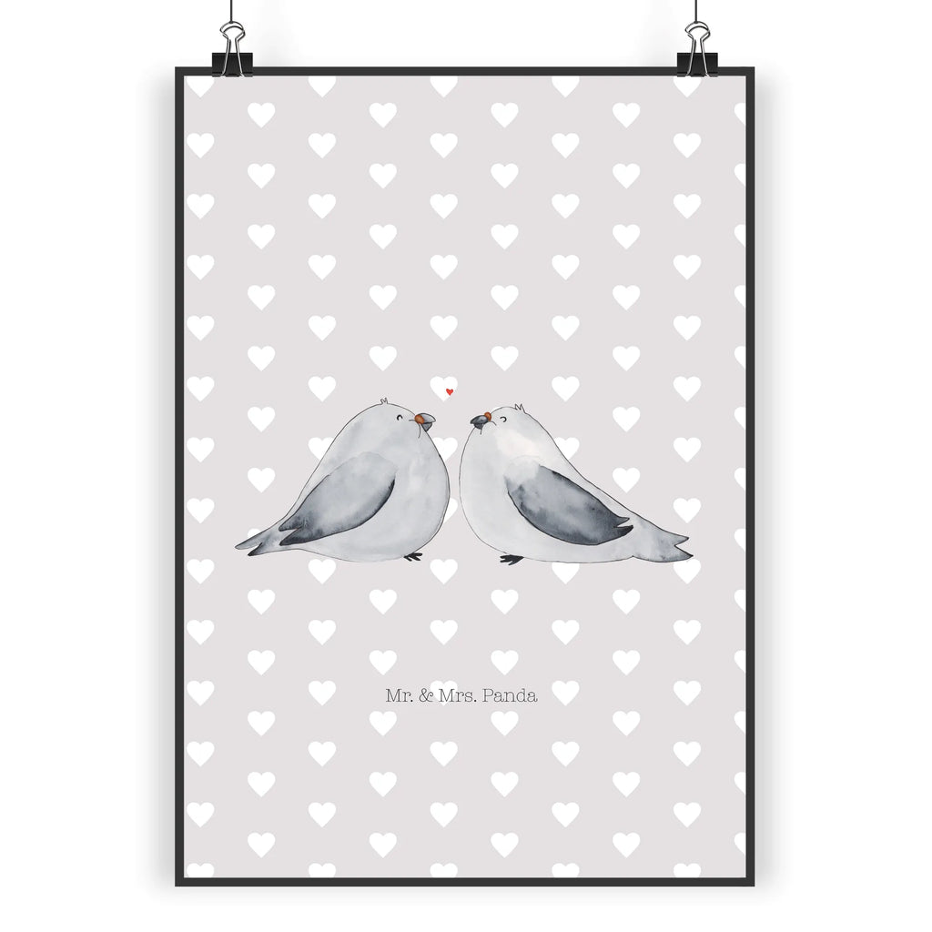 Poster Turtledoves in love Deko Bild, kunstposter, drucke, Bild für Wand, Designposter, Plakat, Wanddeko Bild, Wanddekoration, wandkunst, Bild, kunstdruck poster, wanddeko, Wandbild, Mr. & Mrs. Panda Poster, Wandposter, kunst für die wand, grafikposter, Kunstdruck, Wandschmuck, wanddruck, Poster, Posterdruck, Hocheitstag, Heiratsantrag, Heiraten, Ehefrau, Ehemann, Partner, Verlobung, Jahrestag, Liebesgeschenk, Liebe, Freund, Freundin, Verliebt, Hochzeitstag, Geschenk Hochzeit, Verheiratet, Tauben, Verlobt, Turteltäubchen, Liebesbeweis, Turteltauben, Geschenk Freundin, Geschenk Freund