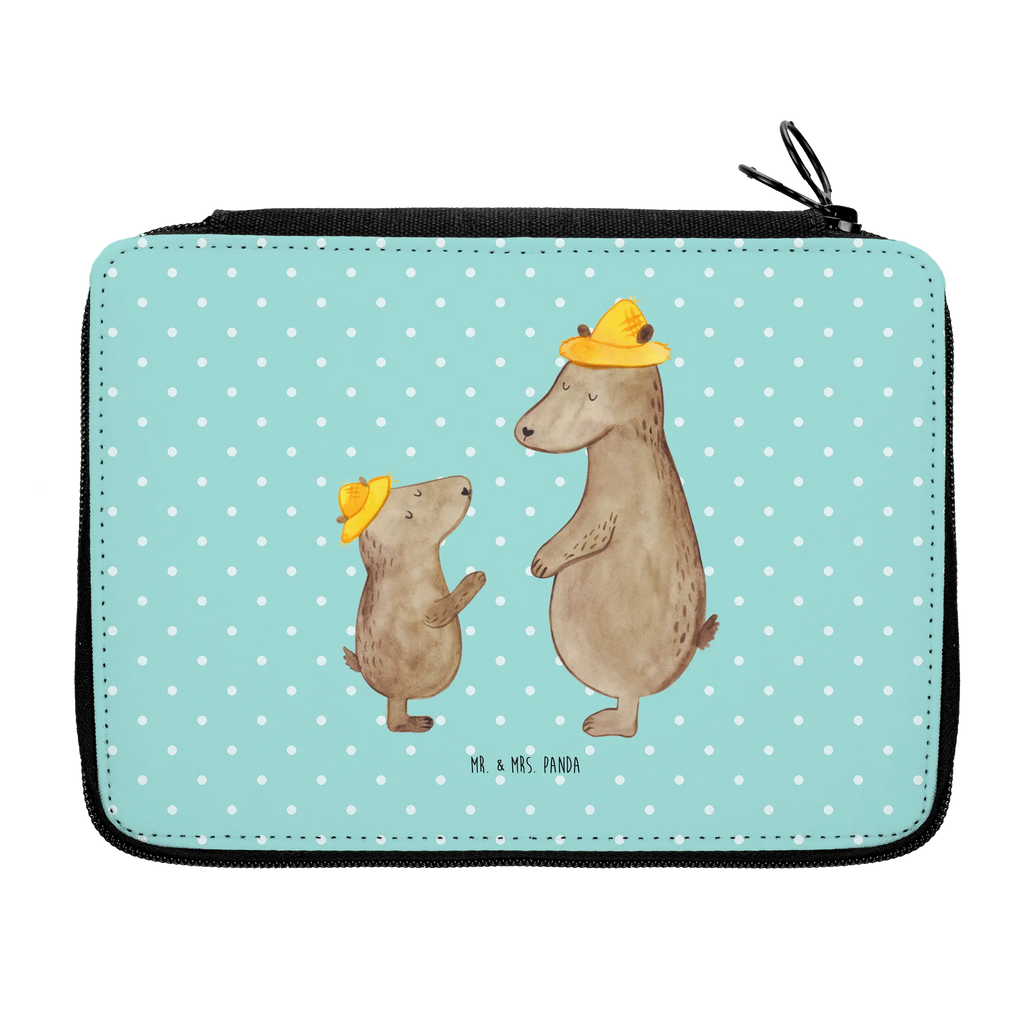 Leather folder Bears with hats Zeichenetui, Schlampermäppchen, Schreibmappe, Federmäppchen, Stifte Etui, Stiftebeutel, Buntstiftetui, Federmappe Set, Stiftemappe, Stifteetui, Bleistift Etui, Mäppchen, Etui für Stifte, Farbstiftetui, Bleistiftetui, Malmappe, Federtasche, Schreibetui, Stiftetasche, Schuletui, Schulmäppchen, Buntstiftmäppchen, Schüleretui, Familie, Vatertag, Schwester, Muttertag, Bruder, Papa, Oma, Mama, Opa, Bären, Papi, Vorbild, Daddy, Dad, Family, Lieblingsmensch, Vater-Sohn, Vater, Paps, Kind, Sohn, Söhne, Kinder, Bär