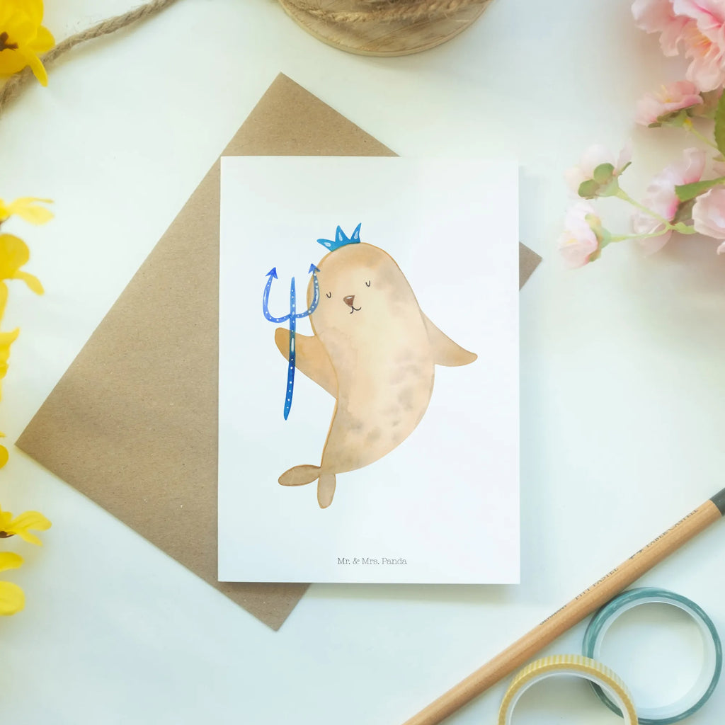 Kartka okolicznościowa znak zodiaku Wodnik Ansichtskarten, Geburtstagskarte, Karte, Einladungskarte, Hochzeitskarte, Glückwunschkarte, Klappkarte, Grußkarte, Tierkreiszeichen, Sternzeichen, Horoskop, Astrologie, Aszendent, Meer Geschenk, Geburtstag Februar, Geschenk Januar, Wassermann Geschenk, Geburtstag Januar, Geschenk Februar, Wassermann Sternzeichen, Nix, Meermann