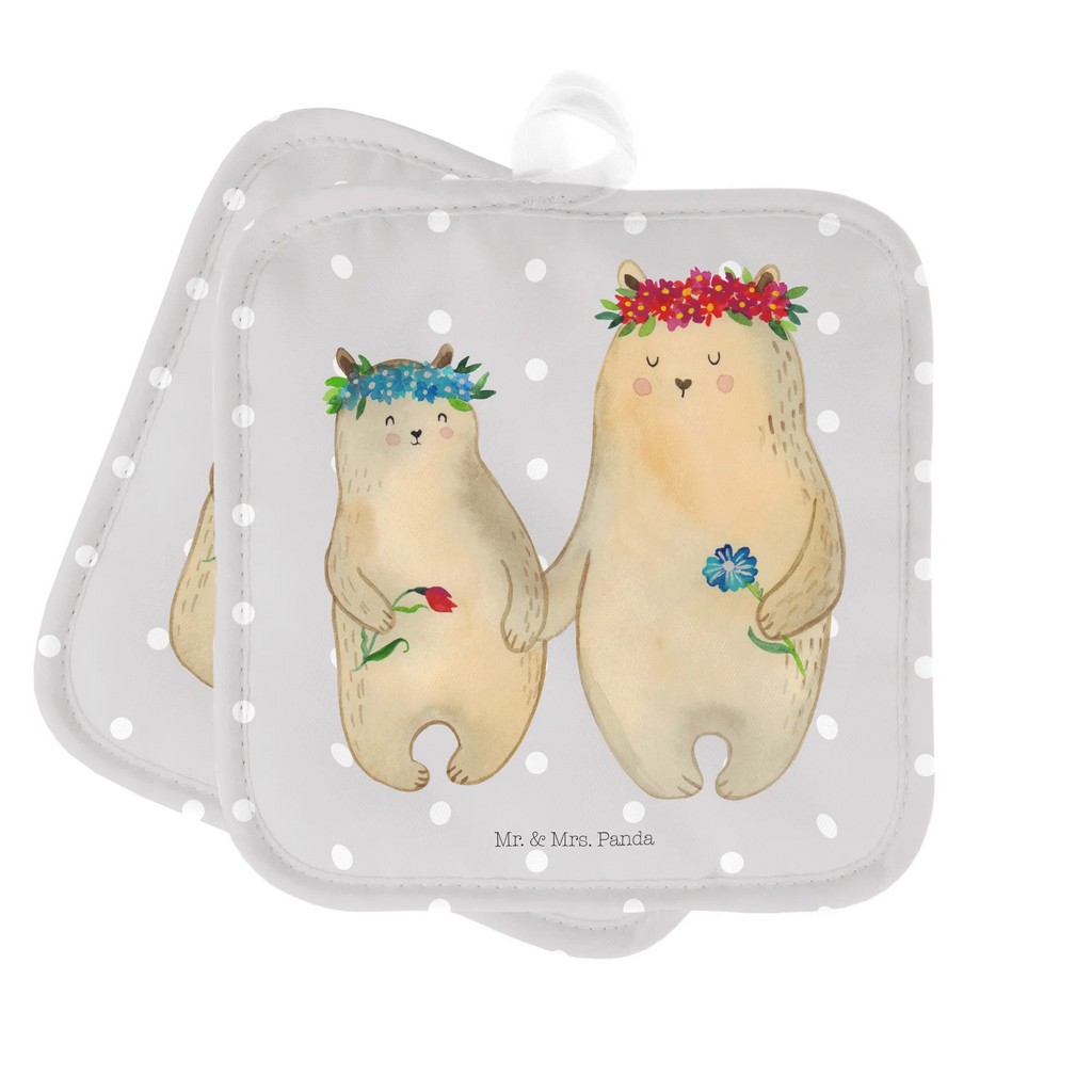 2er Set Topflappen  Bären mit Blumenkranz Topflappen mit Spruch, Topfhandschuh, Ofenhandschuh, Topflappen 2er Set, Topfhandschuhe, Topflappen, Topflappenset, Ofenhandschuhe, Topflappen lustig, Topfuntersetzer, Schöne Topflappen, Topflappen Set, Familie, Vatertag, Muttertag, Bruder, Schwester, Mama, Papa, Oma, Opa, Kinder, Töchter, Tochter, Vorbild, Lieblingsmama, Kind, Geschenk Mama. Muttertag, Bären, beste Mutter, Mutter, Family, Bär, weltbeste Mama, Lieblingsmensch, Mutti, Mami