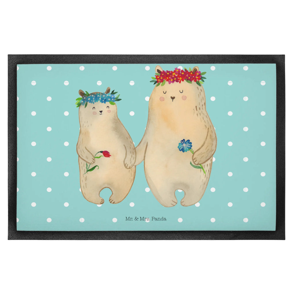 Fußmatte Bären mit Blumenkranz Schmutzmatte, matte haustür, Fußmatten, sauberlaufmatten, Schuhabstreifer, Schmutzfangmatte, Türmatte, hausmatte, Türvorleger, Eingangsmatte, fußmatte, Eingangsteppich, Haustürmatte, außenmatte, Fußabstreifer, Schmutzfänger, Abtretmatte, Schmutzfangteppich, Fußabtreter, türmatten, abstreifer, schmutzfangmatten, Abtreter, Fussmatte, Sauberlaufmatte, flurmatte, Bruder, Schwester, Familie, Opa, Oma, Papa, Mama, Vatertag, Muttertag, Lieblingsmensch, Beste Mutter, Mutter, Bär, Family, Weltbeste Mama, Mutti, Kind, Tochter, Mami, Vorbild, Geschenk Mama. Muttertag, Lieblingsmama, Bären, Töchter, Kinder