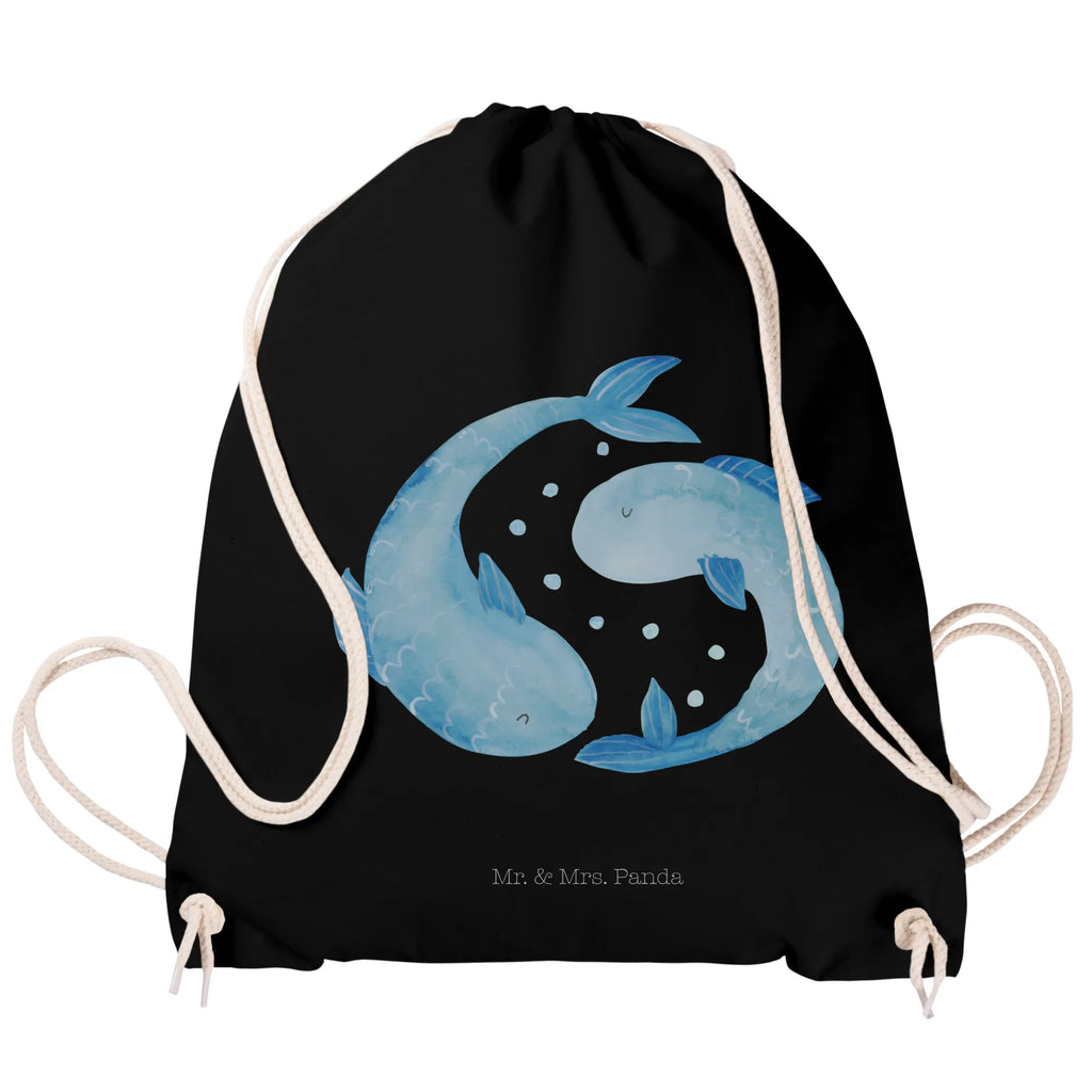 Drawstring bag Star sign fish sports bag, jute bag, hipster, gym bag, carrier bag, bag, constellations, birthdays, astrology, zodiac, date of birth, month of birth, fish gift, fish, birthday march, fish sign, gift march, fish constellation, birthday february, gift february