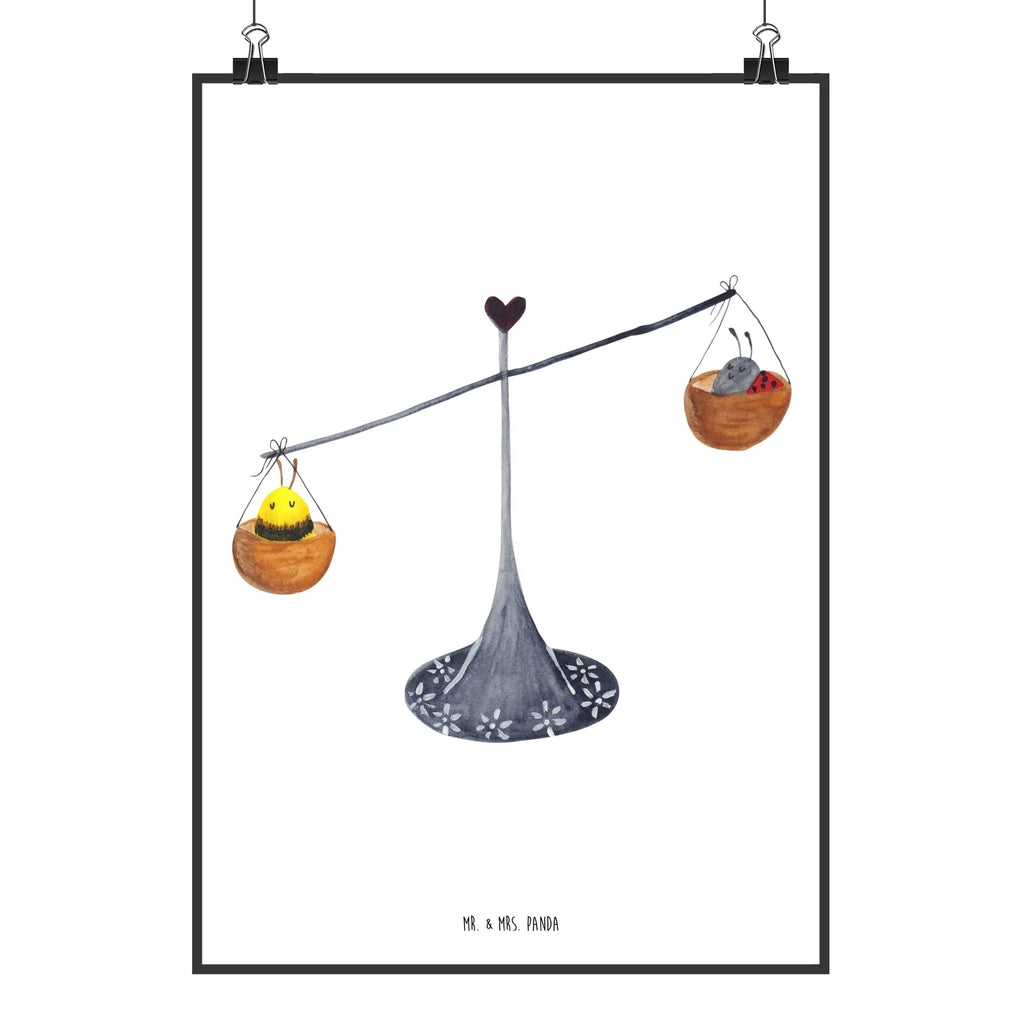 Poster Star sign Scale Wanddeko Bild, Wandschmuck, Poster, grafikposter, kunstposter, wanddruck, Bild, drucke, wandkunst, Wandposter, Bild für Wand, kunst für die wand, Kunstdruck, Posterdruck, wanddeko, Wandbild, Deko Bild, kunstdruck poster, Mr. & Mrs. Panda Poster, Plakat, Wanddekoration, Designposter, Aszendent, Astrologie, Horoskop, Tierkreiszeichen, Sternzeichen, Gleichgewicht, Waage Sternzeichen, Waage, Hummel, Geschenk September, Marienkäfer, Waage Geschenk, Geburtstag Oktober, Biene, Geschenk Oktober, Geburtstag September