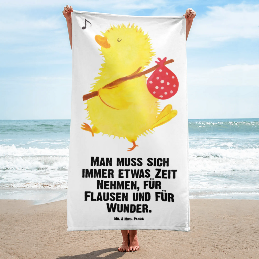 XL bath towel chick wander luxury bath sheet, large beach towel, spa towel, oversized towel, extra large swim towel, XL bath towel, Easter, Easter bunny, chick, Easter greetings, miracles, greetings, joy, time, nonsense, time management, egg, globetrotters, Easter egg, love, spring fever, travelling, backpacker, happy Easter, Easter eggs