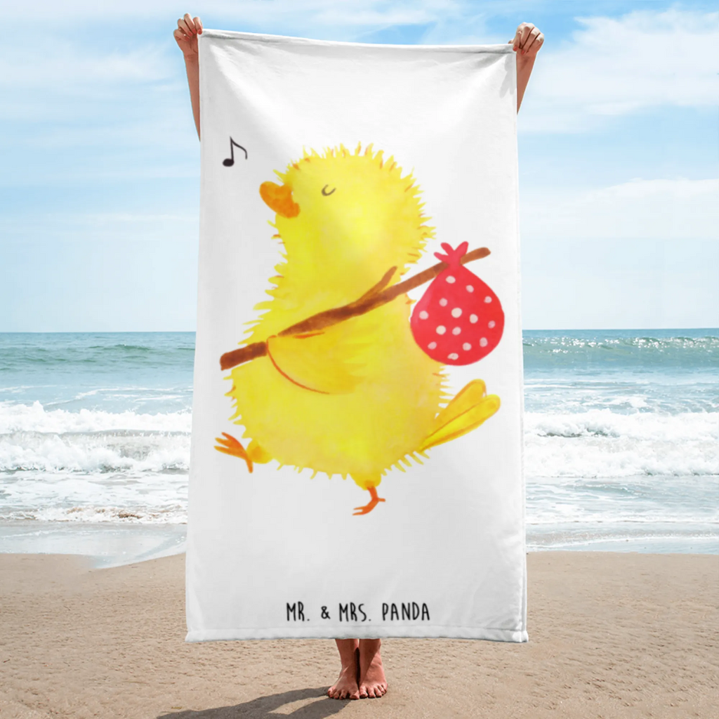 XL bath towel chick wander luxury bath sheet, large beach towel, spa towel, oversized towel, extra large swim towel, XL bath towel, Easter, Easter bunny, chick, Easter greetings, miracles, greetings, joy, time, nonsense, time management, egg, globetrotters, Easter egg, love, spring fever, travelling, backpacker, happy Easter, Easter eggs