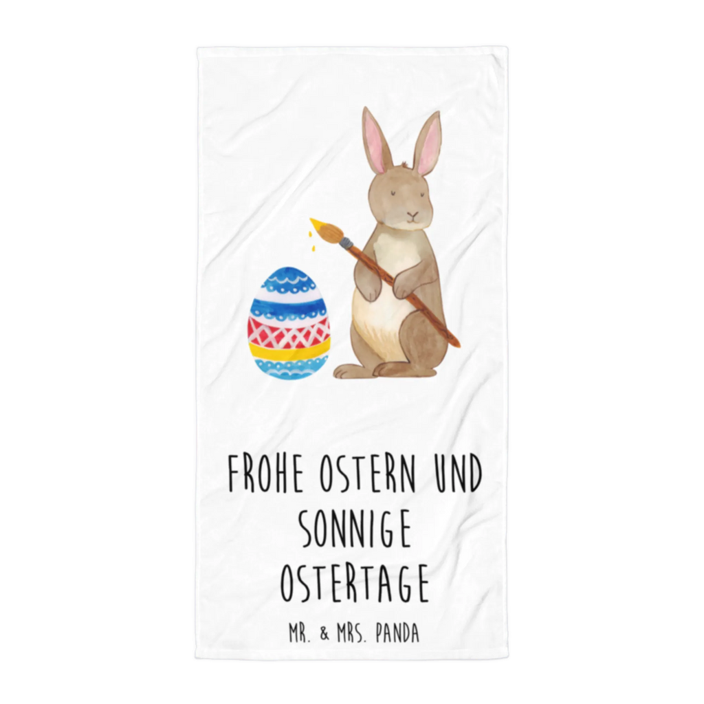 XL ręcznik kąpielowy Zając Malowanie jajek Wielkanoc, zajączek wielkanocny, prezenty wielkanocne, gniazdo wielkanocne, dekoracje wielkanocne, prezenty na Wielkanoc, prezent wielkanocny, prezenty wielkanocne dla dzieci, Wielkanoc dla dzieci