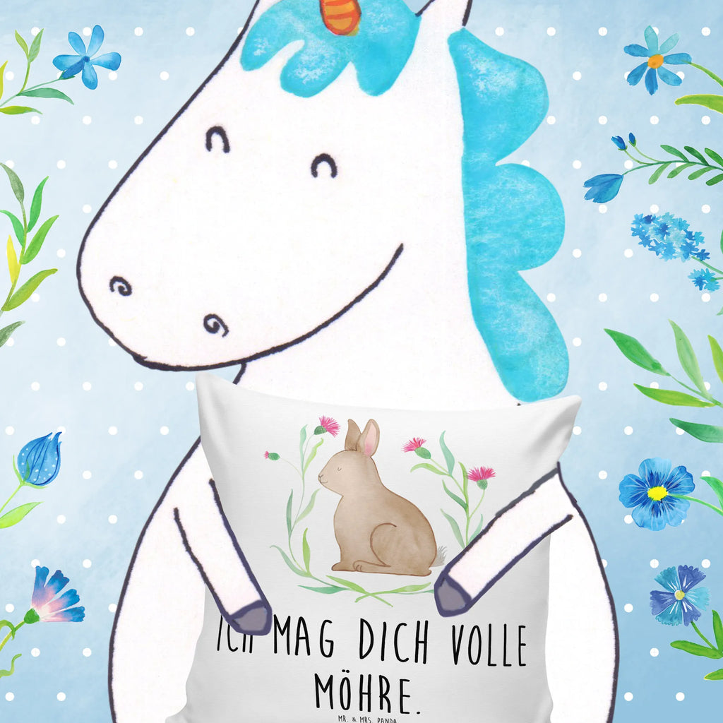 Cushion Hare Sit pillow case, 40x40, bed, 40 x 40, pad, couch, Pillow, pillows, sofa, soft, settee, cushion, fluffy, bedroom, Easter, Easter bunny, Rabbit, Easter flower, Hare, Happy Easter, Greetings, Love, Easter greetings