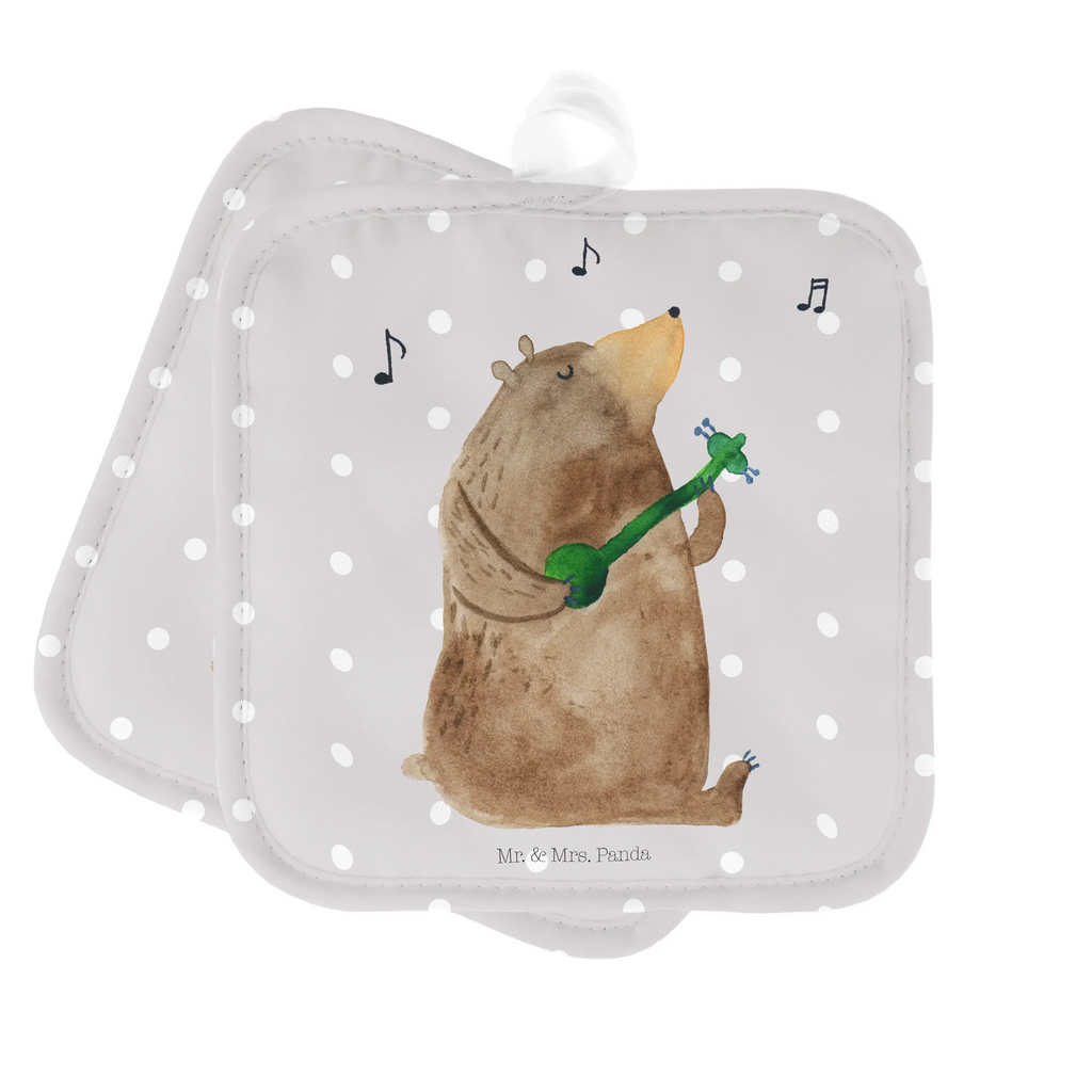 Pot holder bear guitar Topfuntersetzer, Topfhandschuhe, topfhalter, Topflappen 2er Set, 2er Set Topflappen, Topflappenset, Topflappen, Topflappen Set, Bär, Teddy, Teddybär