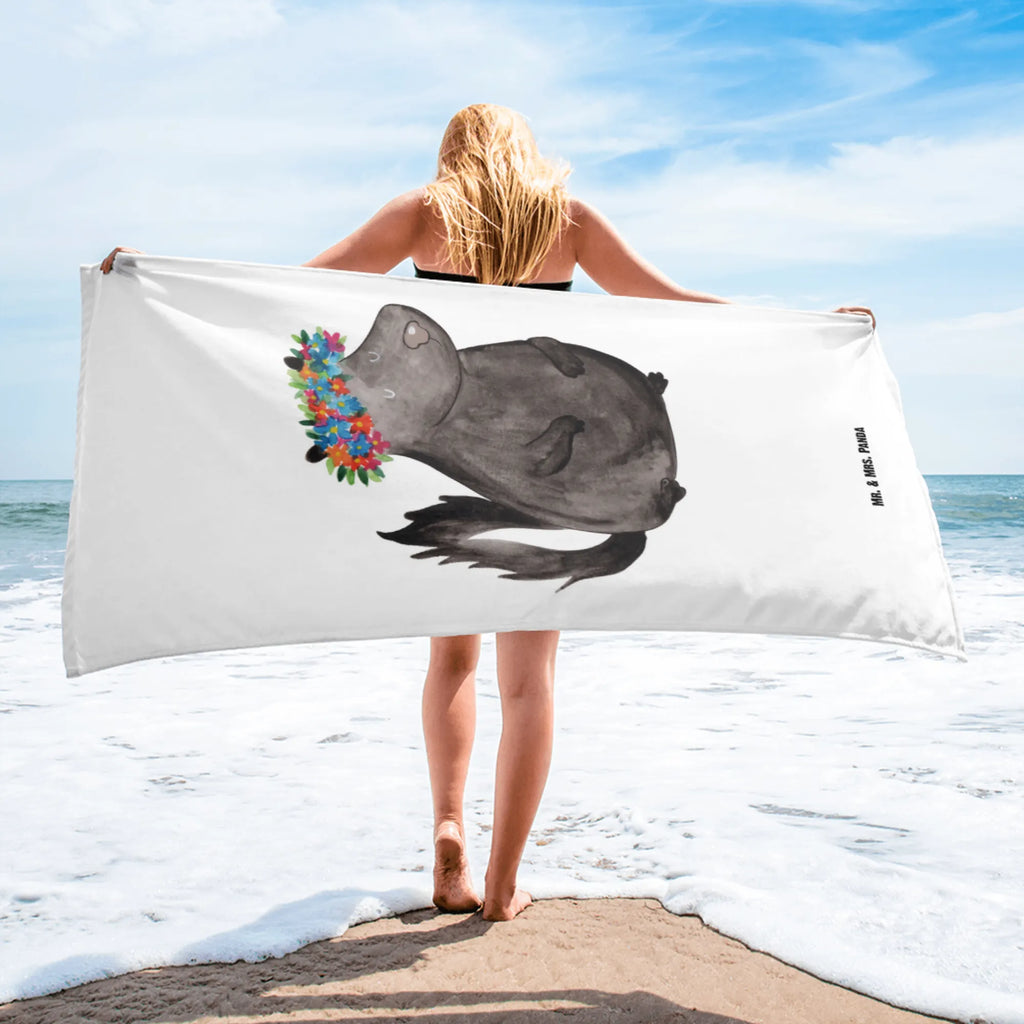 XL ręcznik kąpielowy skunks dziewczynka Stinktier, Skunk