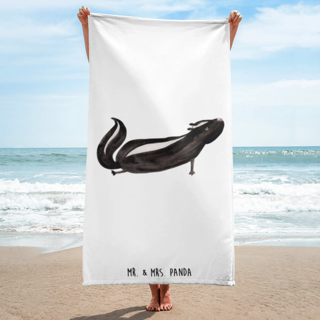 XL bath towel skunk yoga oversized towel, extra large swim towel, XL bath towel, luxury bath sheet, spa towel, large beach towel, Skunk, Yoga, Stinker, Namaste, Laugh, Wild animal, Stinky, Love, Live, Predator