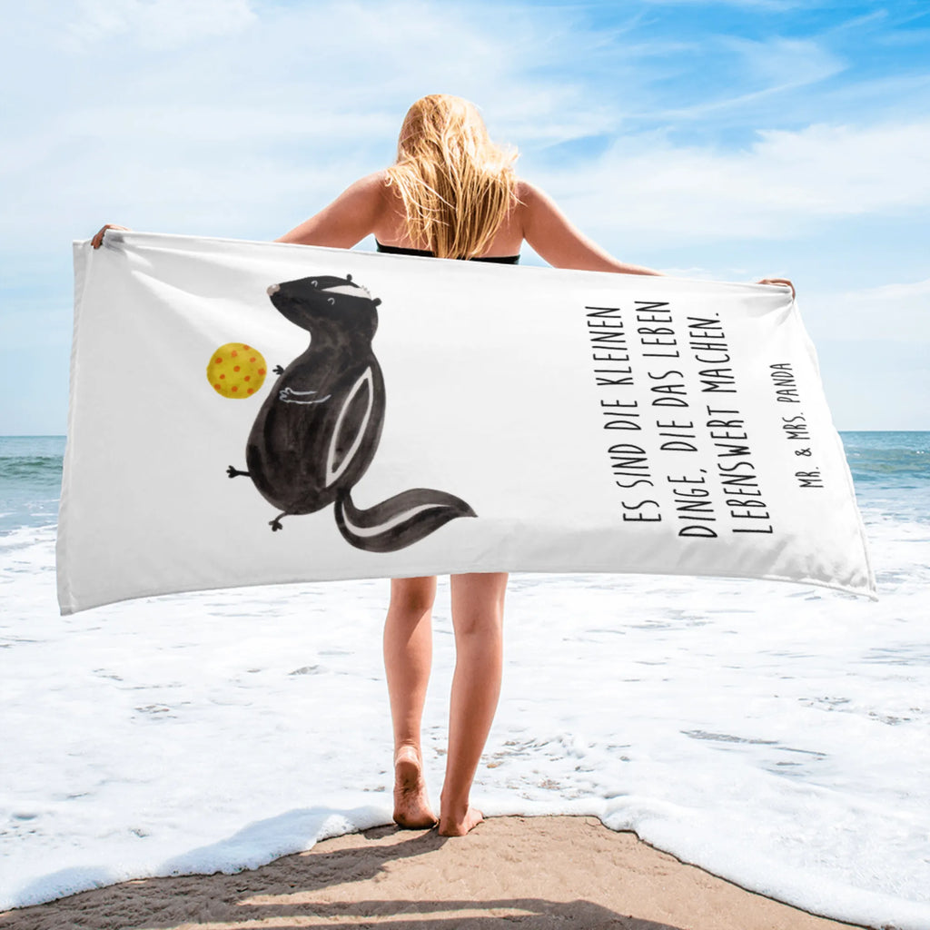 XL ręcznik kąpielowy skunks piłka Stinktier, Skunk