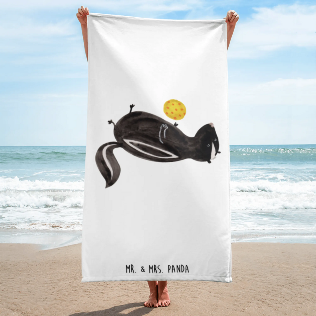 XL ręcznik kąpielowy skunks piłka Stinktier, Skunk