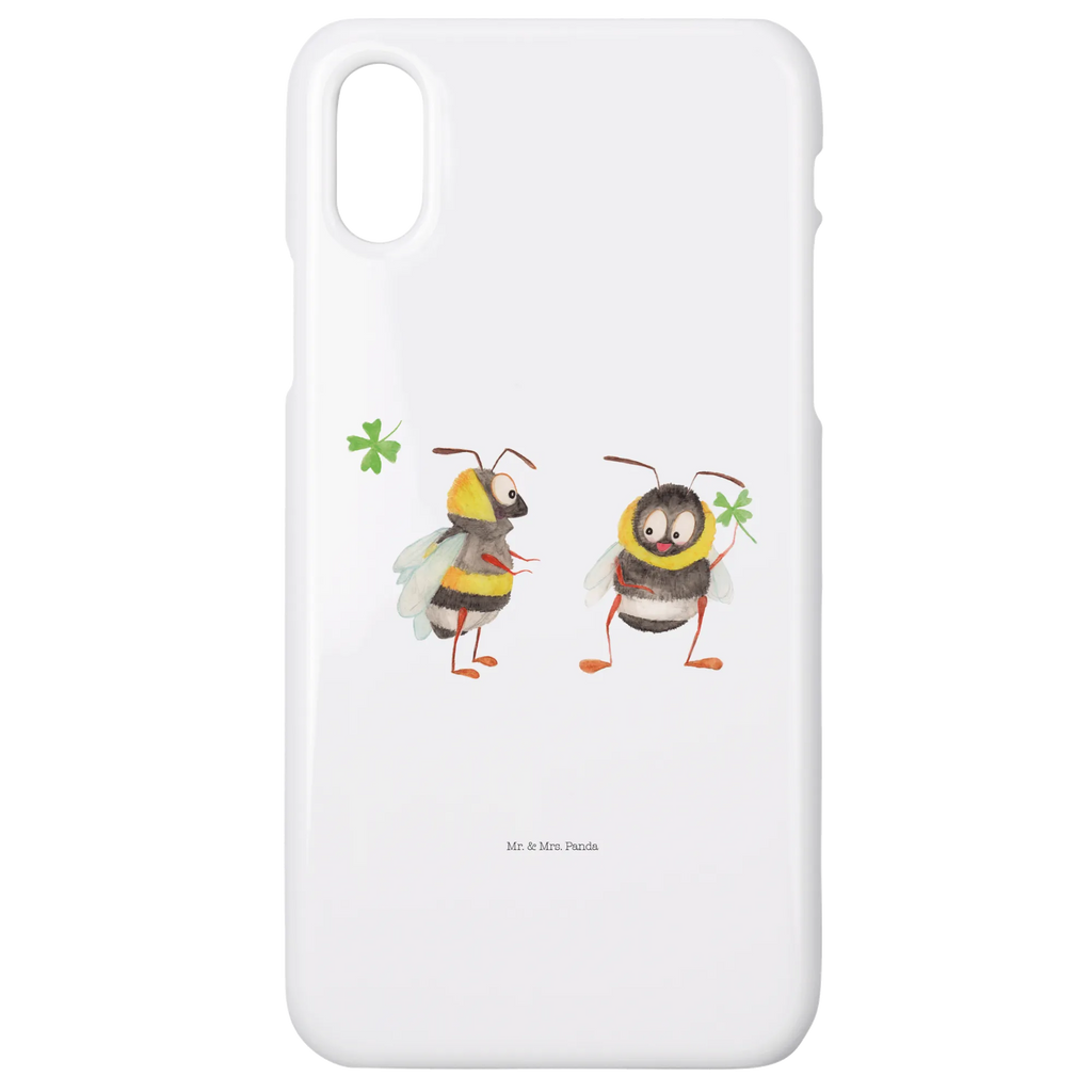 Phone case bumblebees shamrock cover, mobile phone, case, Iphone 10, mobile cover, Iphone X, mobile phone case, small animals, cute, funny, cute animal motives, hand drawn, small world, funny sayings, good mood, happy, gifts, gift ideas, special gifts, animal lover, card, bee decoration, saying beautiful, be happy, saying positive, become happy, bee, saying happy, bumblebee