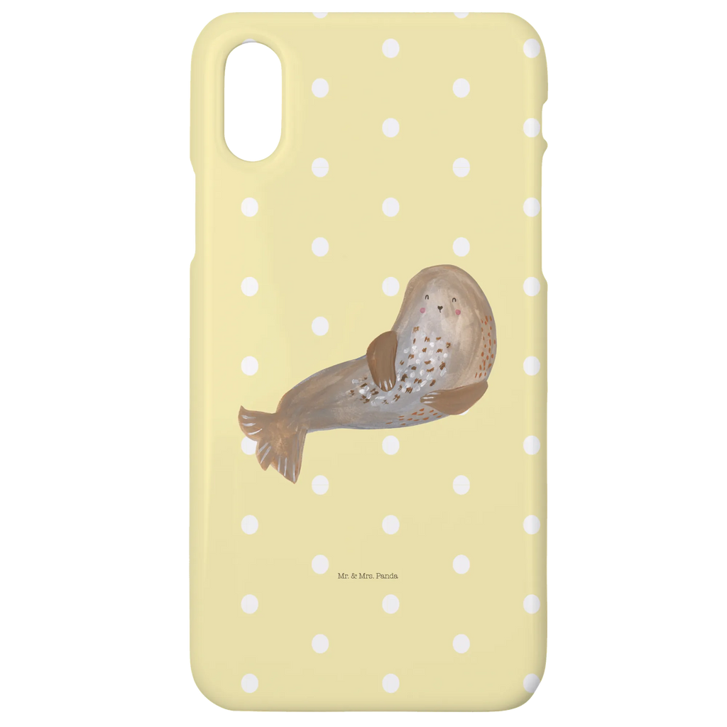 Phone case seal Laugh mobile cover, Iphone 10, Iphone X, case, mobile phone, cover, mobile phone case, small animals, cute, funny, cute animal motives, hand drawn, small world, funny sayings, good mood, happy, gifts, gift ideas, special gifts, animal lover, card, Seals, Baltic Sea, North Sea, Sea animal, Beach, Seal