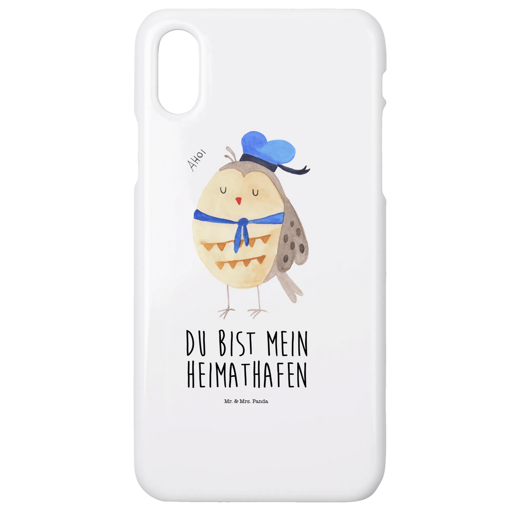 Phone case Owl sailor Iphone 10, mobile phone case, case, mobile cover, Iphone X, cover, mobile phone, owl, forest animal, bird, nocturnal, gift ideas, birthday present, illustrated, funny, romantic gift, owl decor, Pun funny, Owl decoration, Home port, Mariner, Owl saying, Marriage, Owl, Girlfriend, Wedding anniversary gift, Sailor