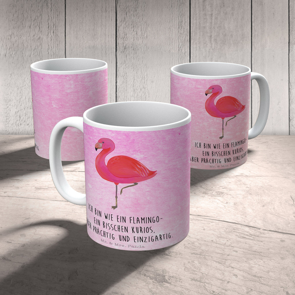 Tasse Flamingo classic Tasse, Kaffeetasse, Teetasse, Becher, Kaffeebecher, Teebecher, Keramiktasse, Porzellantasse, Büro Tasse, Geschenk Tasse, Tasse Sprüche, Tasse Motive, Flamingo, Einzigartig, Selbstliebe, Stolz, ich, für mich, Spruch, Freundin, Freundinnen, Außenseiter, Sohn, Tochter, Geschwister