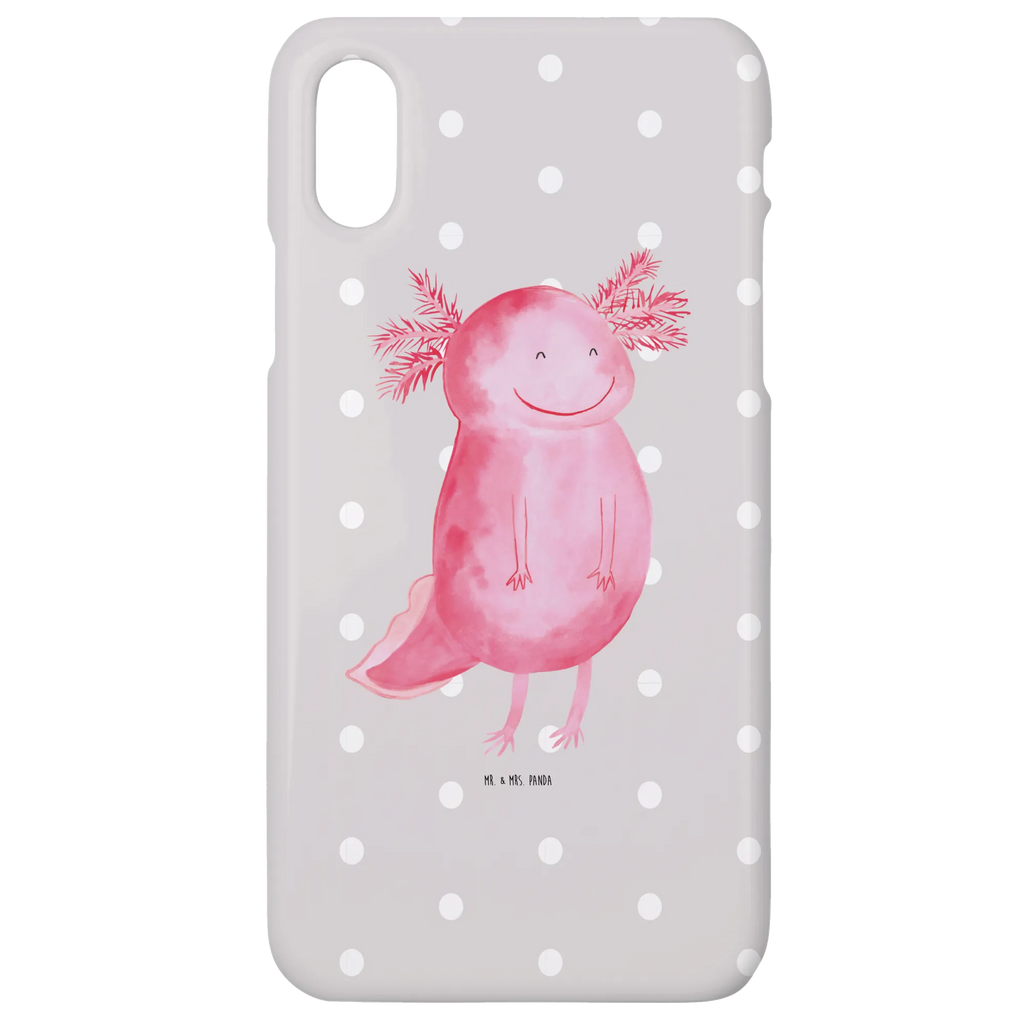 Handyhülle Axolotl Glücklich Hülle, Handy Case, Iphone X, Handy, Iphone 10, Cover, Handycover, Handyhülle, Molch, Axolotl, Lurch, Schwanzlurch, Lurche, Motivation, Axolot, Gute Laune