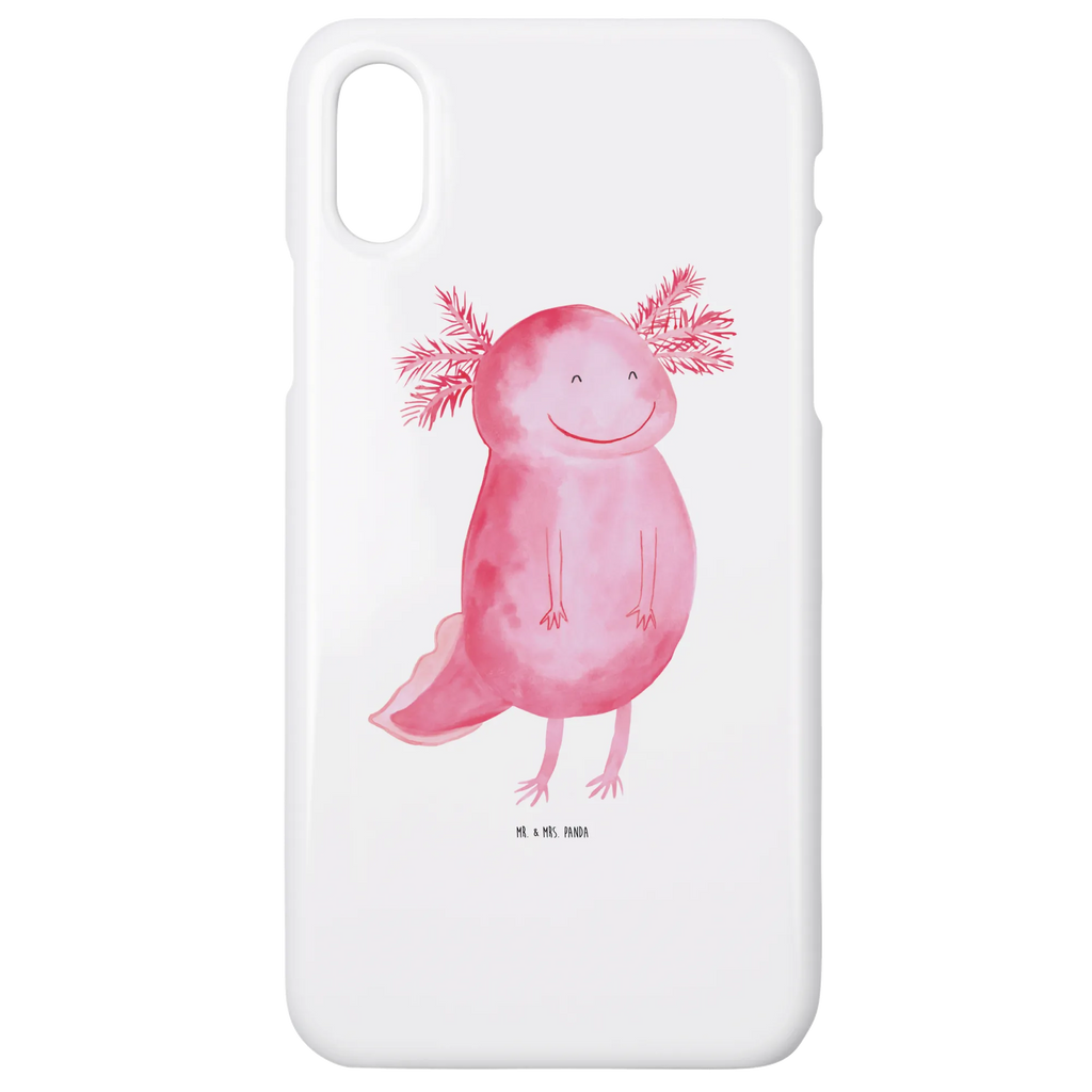 Handyhülle Axolotl Glücklich Hülle, Handy Case, Iphone X, Handy, Iphone 10, Cover, Handycover, Handyhülle, Molch, Axolotl, Lurch, Schwanzlurch, Lurche, Motivation, Axolot, Gute Laune