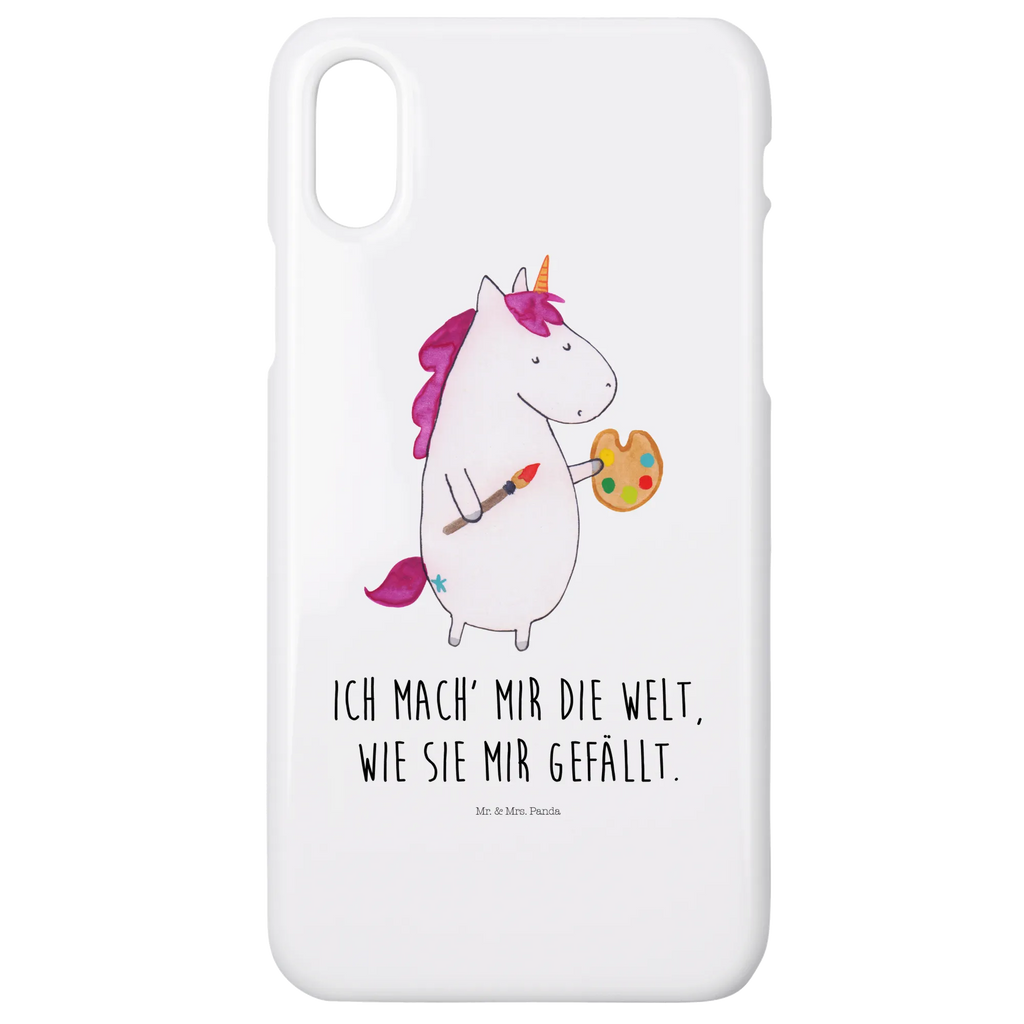 Phone case unicorn Artist Handyhülle, Hülle, Cover, Handy Case, Iphone X, Handycover, Handy, Iphone 10, Unicorn, Einhorn, Einhorn Deko, Einhörner, Maler, Englisch, Farbe, Artist, Zeichnen, Welt, Geschenk, Malen, Stift, Künstler, Pinsel
