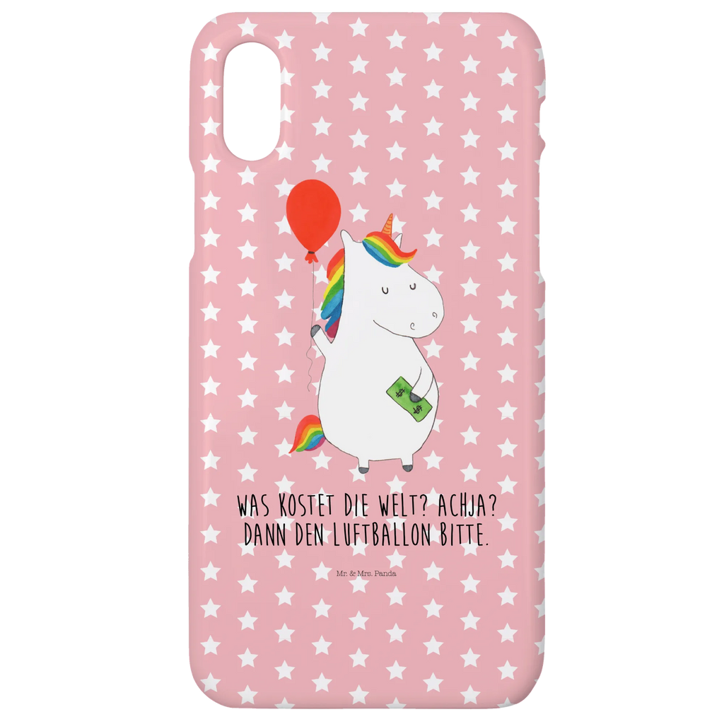 Etui na iPhone 10 Jednorożec Balon Hülle, Cover, Iphone 10, Iphone X, Handyhülle, Handy, Handy Case, Handycover, Einhorn Deko, Einhorn, Einhörner, Unicorn, Freundin, Luftballon, Freude, Geld, Geschenk, Lebenslust