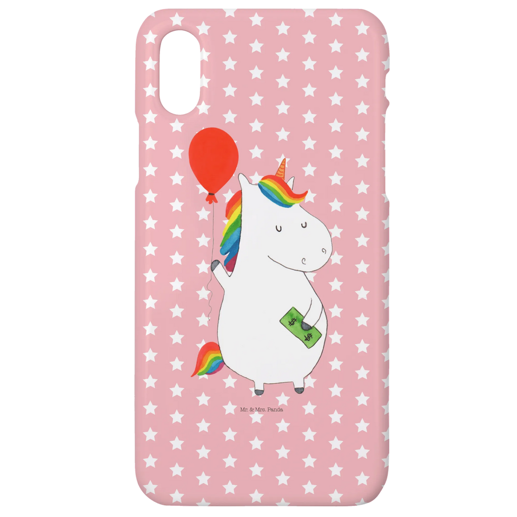 Etui na iPhone 10 Jednorożec Balon Hülle, Cover, Iphone 10, Iphone X, Handyhülle, Handy, Handy Case, Handycover, Einhorn Deko, Einhorn, Einhörner, Unicorn, Freundin, Luftballon, Freude, Geld, Geschenk, Lebenslust