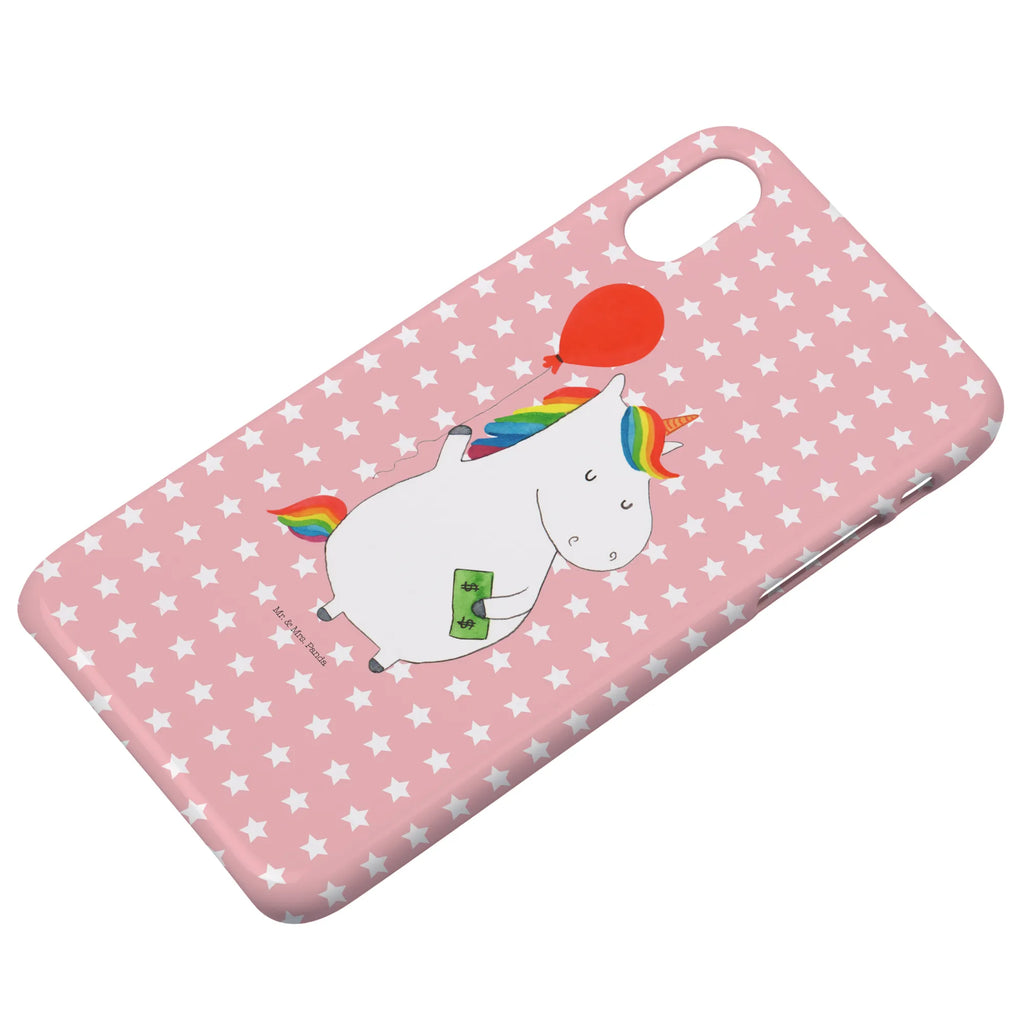 Etui na iPhone 10 Jednorożec Balon Hülle, Cover, Iphone 10, Iphone X, Handyhülle, Handy, Handy Case, Handycover, Einhorn Deko, Einhorn, Einhörner, Unicorn, Freundin, Luftballon, Freude, Geld, Geschenk, Lebenslust