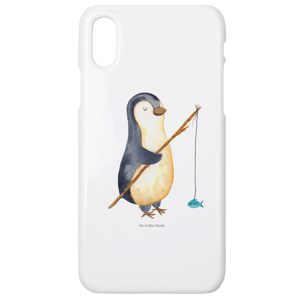 Phone case Penguin angler Iphone 10, mobile cover, mobile phone, mobile phone case, Iphone X, case, cover, Penguin, North Pole, Winter, Penguins, penguin, angler, hobby, planner, new start, gift, penguins, daydreams, daily schedule, vacation, gift idea, friends, fishing, weekend, motivation, plan