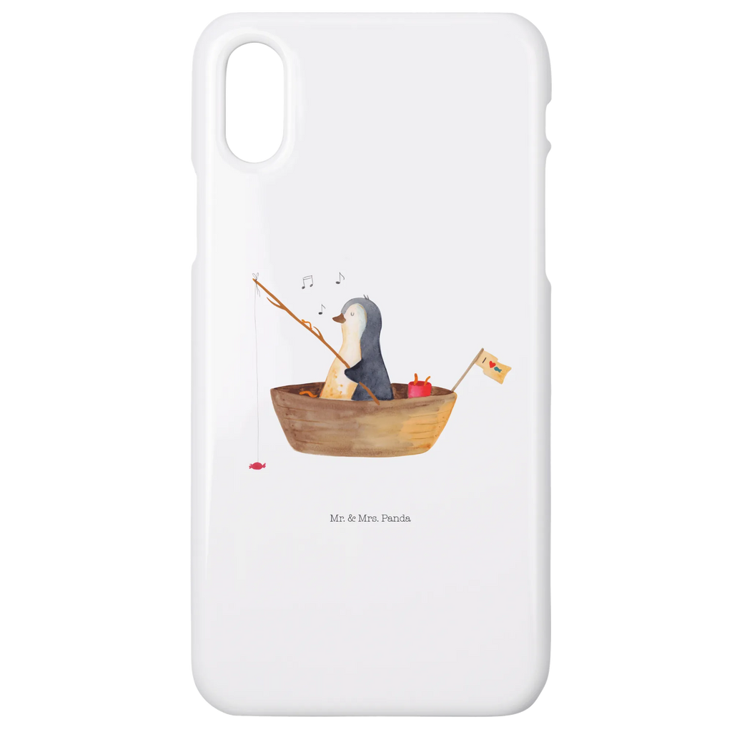 Handyhülle Pinguin Angelboot Hülle, Cover, Iphone X, Handy Case, Iphone 10, Handycover, Handy, Handyhülle, Pinguin, Angeln, Angelboot, Trennung, Neustart, Pinguine, Motivation, Geschenkidee Liebeskummer, Leben, Genießen, Lebenslust, Neuanfang, Boot, Scheidung