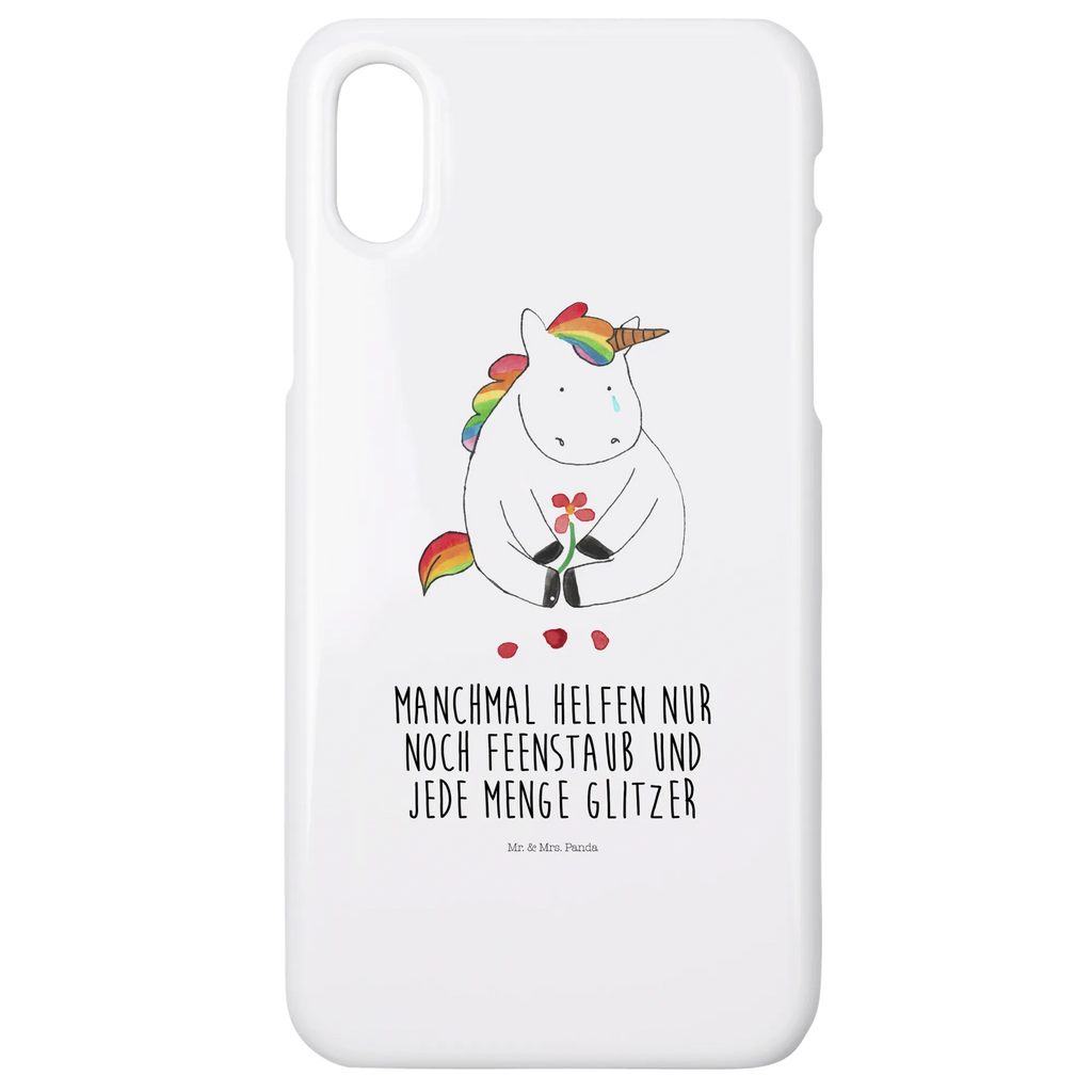 Phone case unicorn Sad Iphone X, case, cover, mobile phone, mobile phone case, mobile cover, Iphone 10, unicorn, unicorns, friends, consoling, flower, glitter, greeting card, Friendship, love, Unicorn, grief