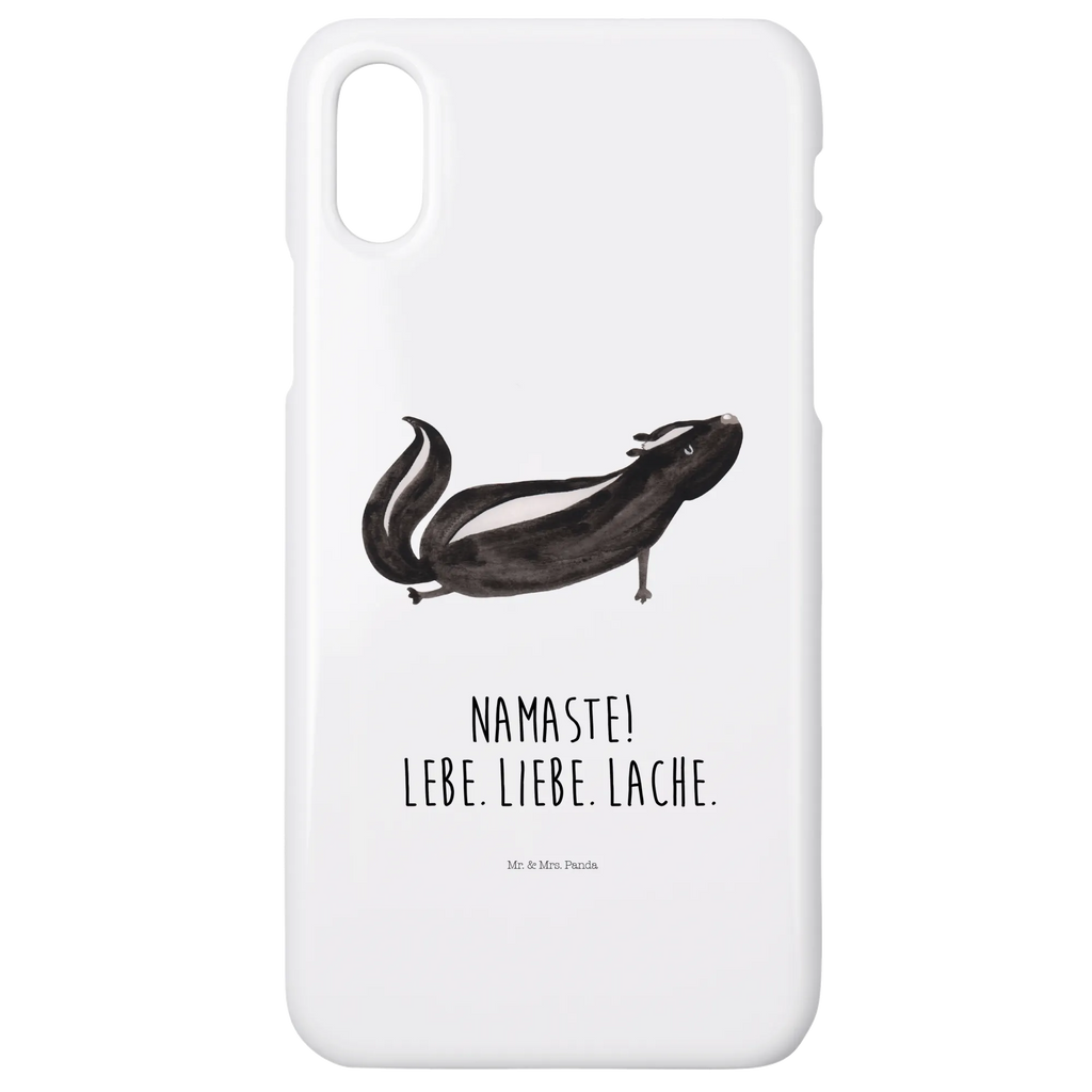 Etui na iPhone 10 skunks Joga Hülle, Handyhülle, Iphone X, Cover, Handy Case, Handycover, Handy, Iphone 10, Skunk, Stinktier, Liebe, Stinki, Wildtier, Lebe, Yoga, Lache, Raubtier, Namaste, Stinker