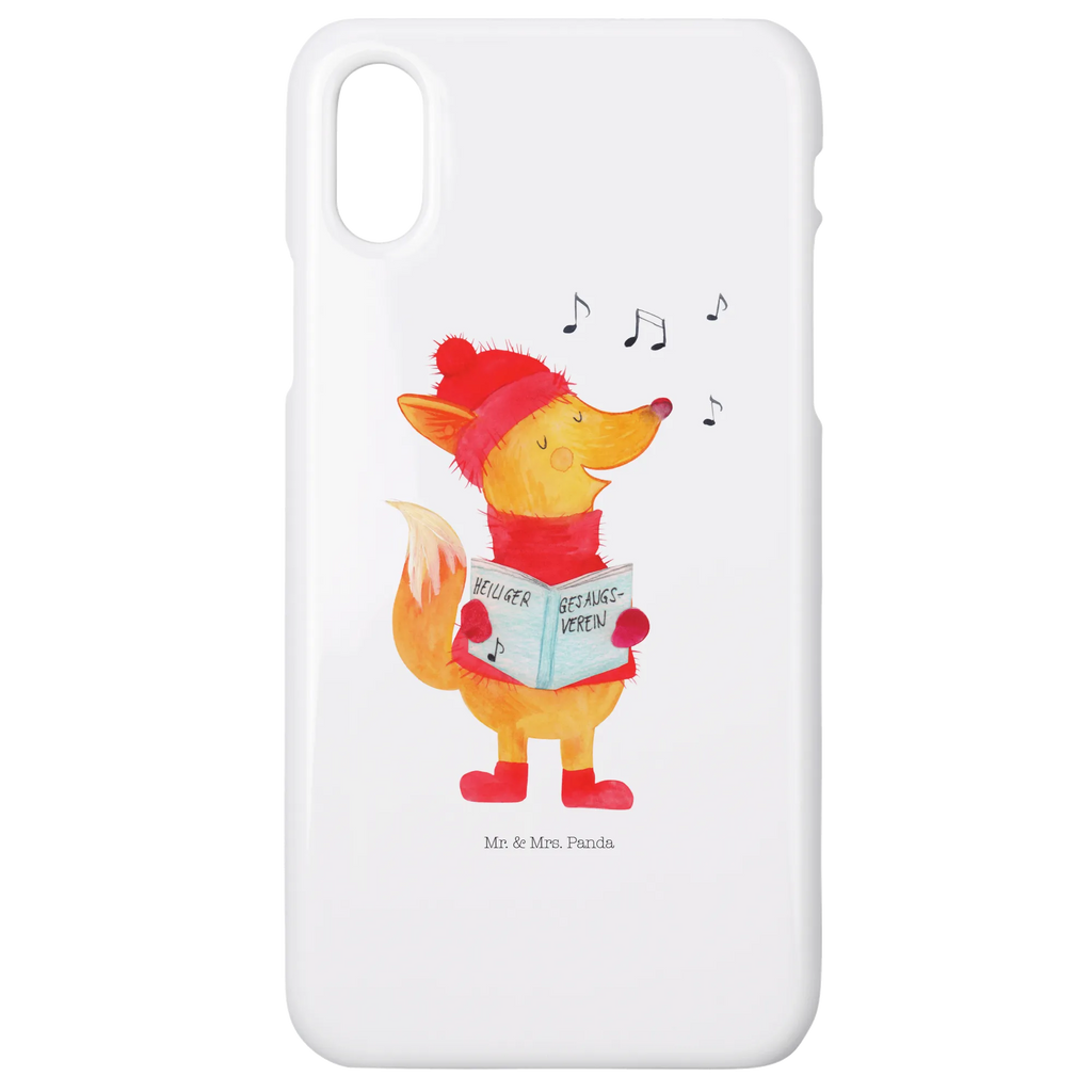 Phone case Fox Singer Hülle, Handyhülle, Cover, Handy Case, Iphone X, Handycover, Iphone 10, Handy, Winter, Weihnachten, Advent, Heiligabend, Nikolaus, Weihnachtsdeko, Wintermotiv, Füchse, Fuchs, Weihnachtslieder, Sänger, Geschenk Sänger, Singen