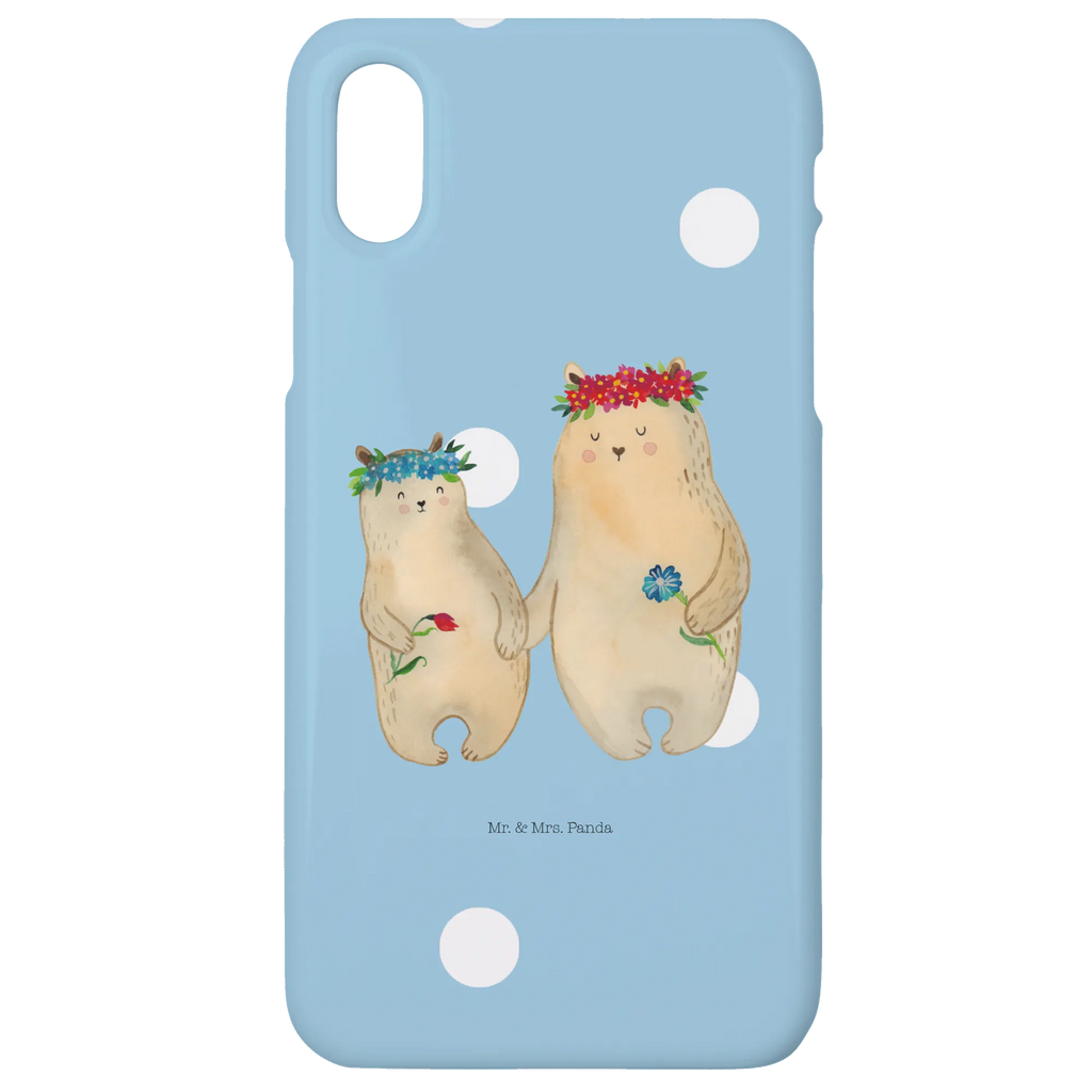 Phone case Bears with flower crown Iphone 10, Handyhülle, Hülle, Iphone X, Cover, Handy Case, Handycover, Handy, Vatertag, Bruder, Schwester, Opa, Familie, Muttertag, Mama, Oma, Papa, Kinder, Beste Mutter, Mami, Lieblingsmama, Tochter, Bär, Geschenk Mama. Muttertag, Weltbeste Mama, Family, Töchter, Bären, Lieblingsmensch, Kind, Mutti, Mutter, Vorbild