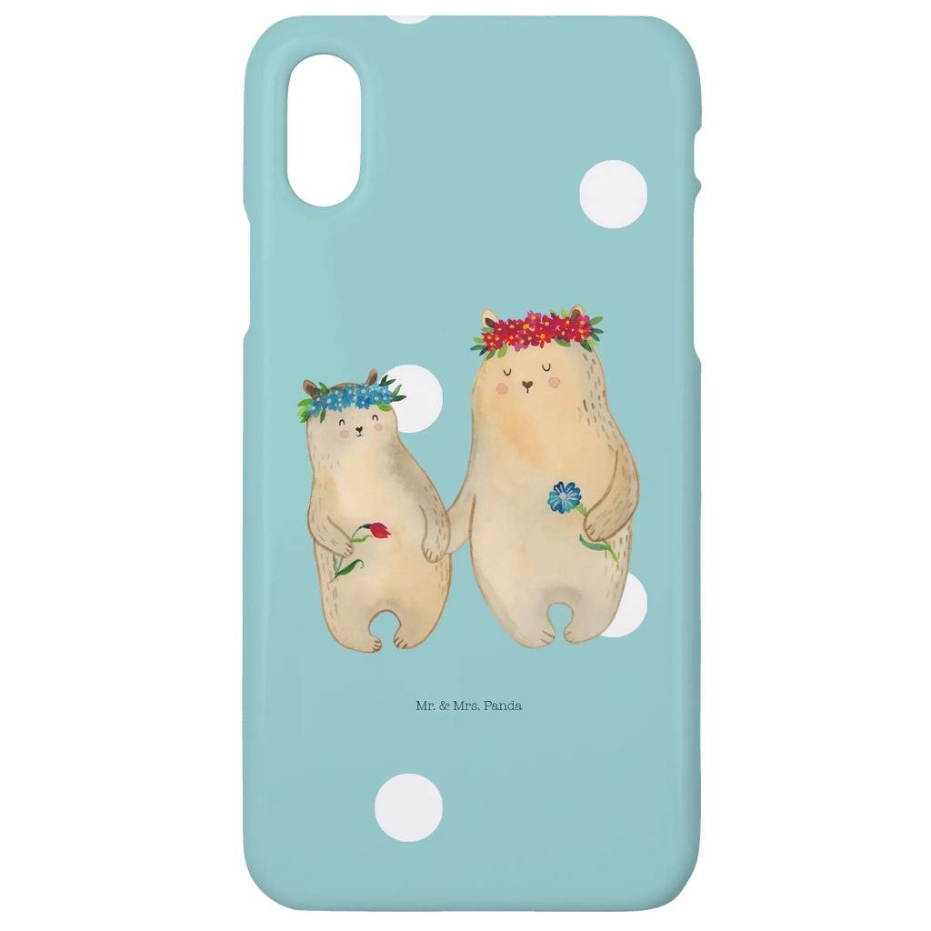 Phone case Bears with flower crown Iphone 10, Handyhülle, Hülle, Iphone X, Cover, Handy Case, Handycover, Handy, Vatertag, Bruder, Schwester, Opa, Familie, Muttertag, Mama, Oma, Papa, Kinder, Beste Mutter, Mami, Lieblingsmama, Tochter, Bär, Geschenk Mama. Muttertag, Weltbeste Mama, Family, Töchter, Bären, Lieblingsmensch, Kind, Mutti, Mutter, Vorbild