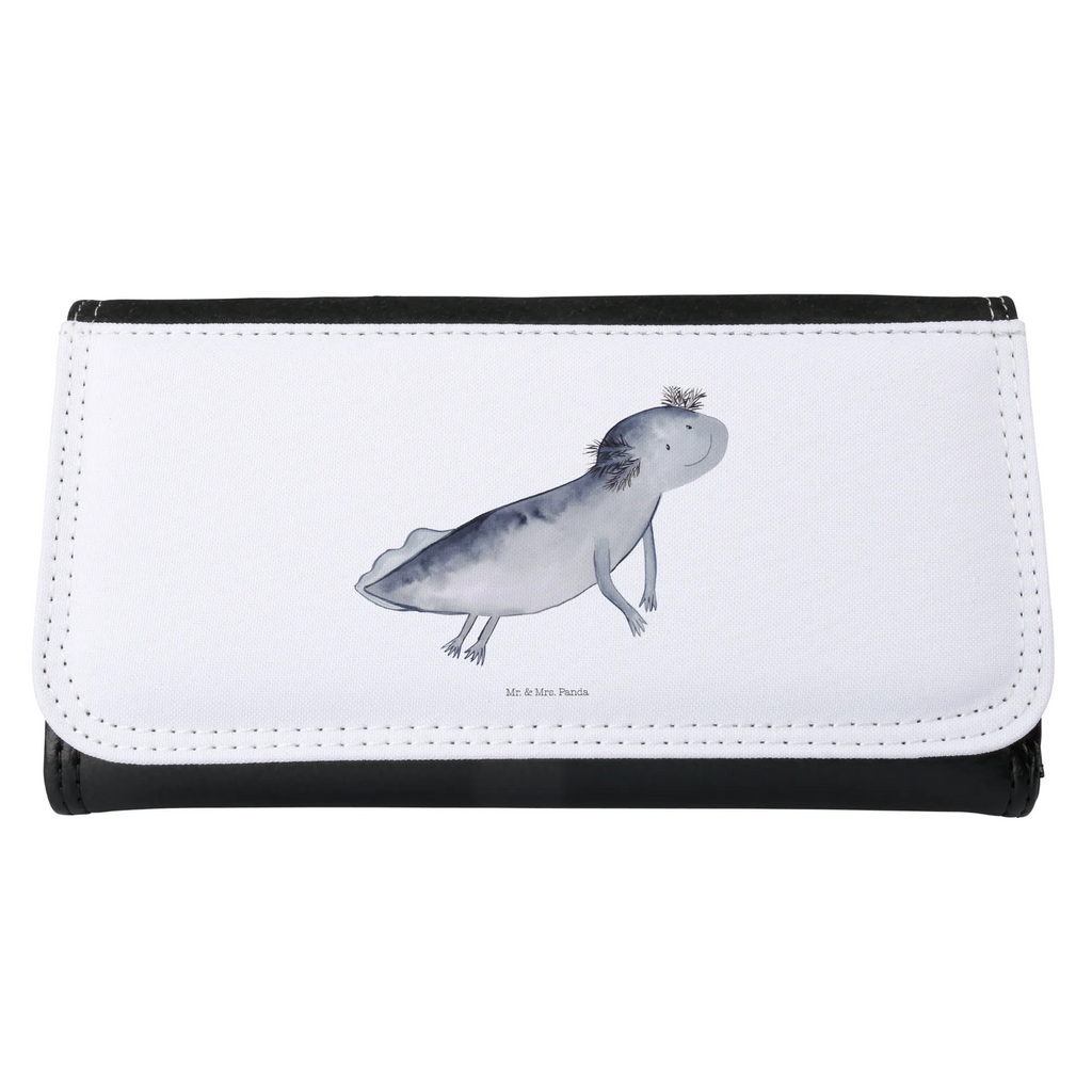 Ladies purse axolotl To swim Purse, Ladies, XXL, Wallet, Wallets, Large, Axolotl, Axelotl, marine animals, Mexican walking fish, salamander, tail, amphibians, problem, solutions, motivation, problems, axolot