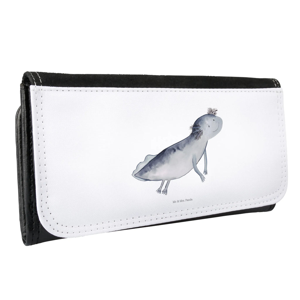 Ladies purse axolotl To swim Purse, Ladies, XXL, Wallet, Wallets, Large, Axolotl, Axelotl, marine animals, Mexican walking fish, salamander, tail, amphibians, problem, solutions, motivation, problems, axolot