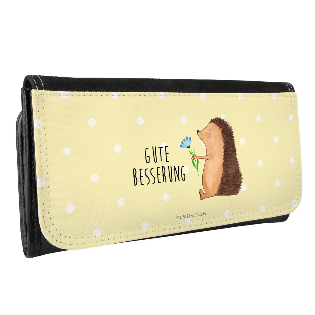 Portfel damski jeż Kwiaty Motywy zwierzęce, dobra energia, zabawne powiedzonka, zwierzęta