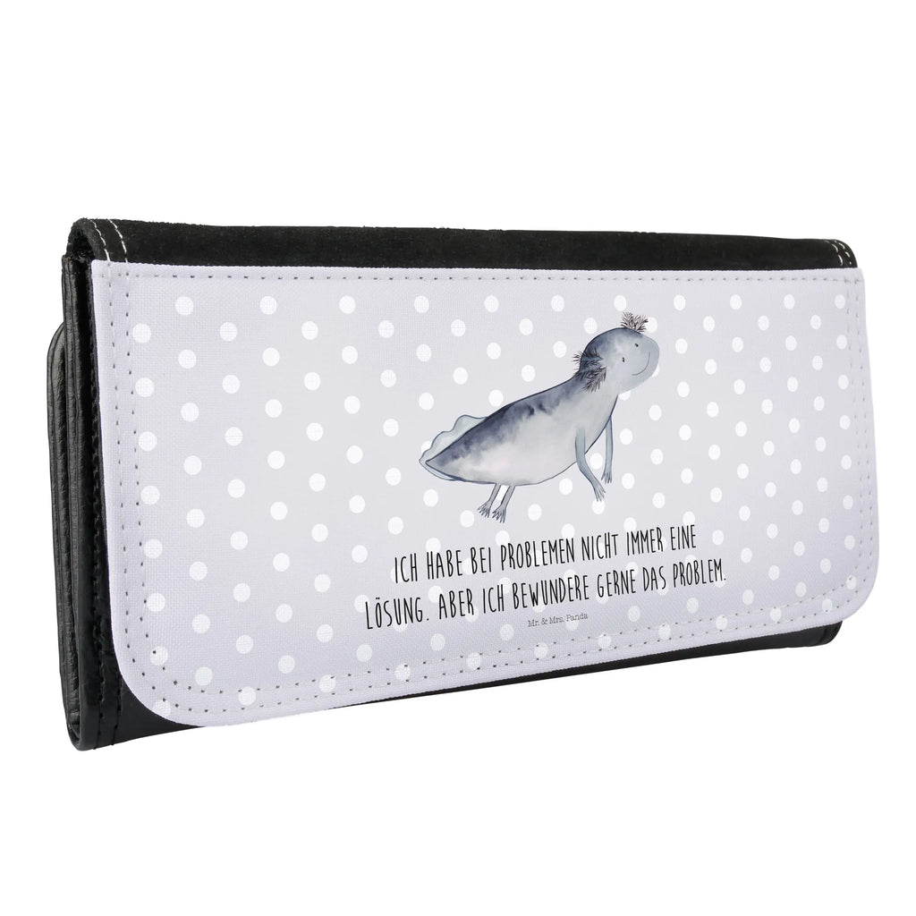 Ladies purse axolotl To swim Purse, Ladies, XXL, Wallet, Wallets, Large, Axolotl, Axelotl, marine animals, Mexican walking fish, salamander, tail, amphibians, problem, solutions, motivation, problems, axolot