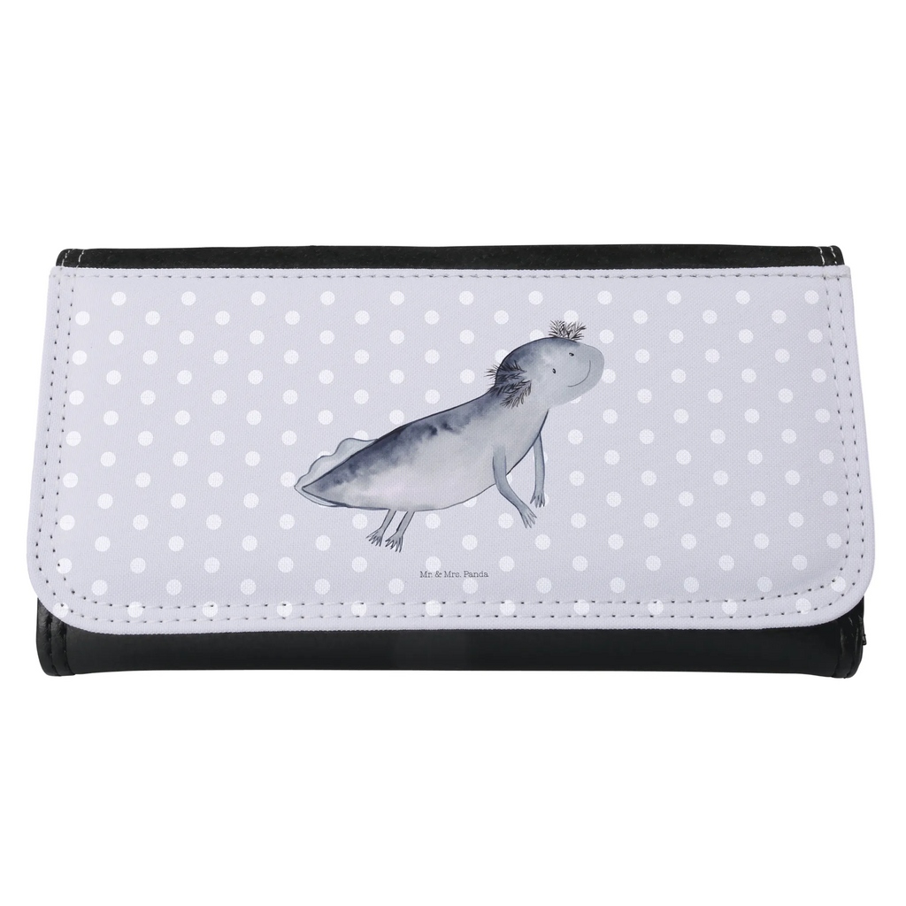 Ladies purse axolotl To swim Purse, Ladies, XXL, Wallet, Wallets, Large, Axolotl, Axelotl, marine animals, Mexican walking fish, salamander, tail, amphibians, problem, solutions, motivation, problems, axolot