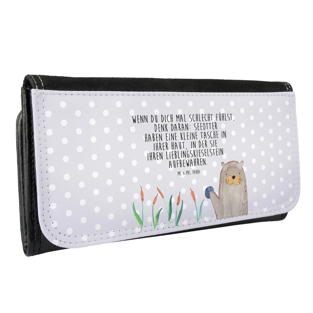 Portfel damski wydra kamień Kuna, wydra, morska wydra