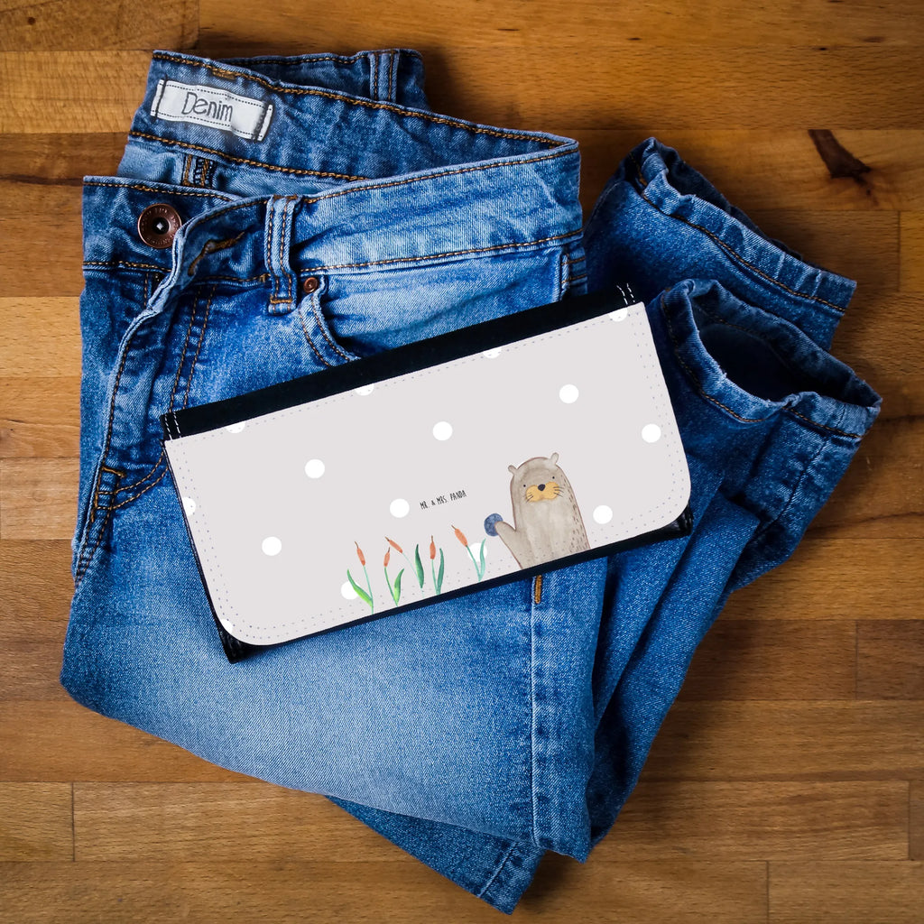 Portfel damski wydra kamień Kuna, wydra, morska wydra